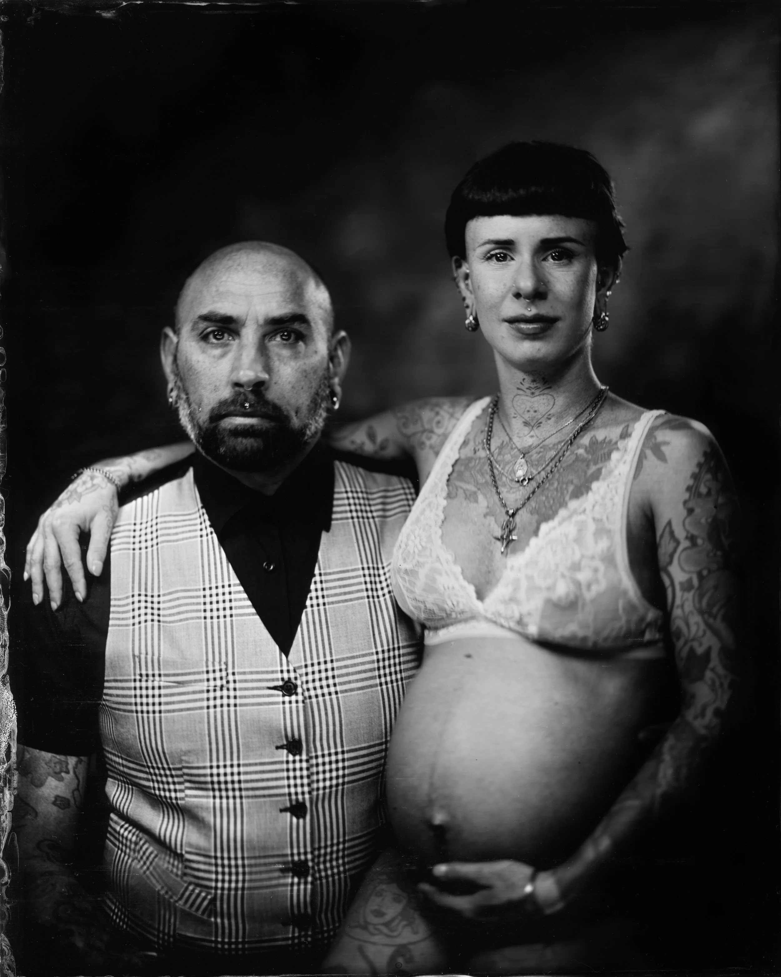 Carte cadeau - portrait au collodion 20x25cm