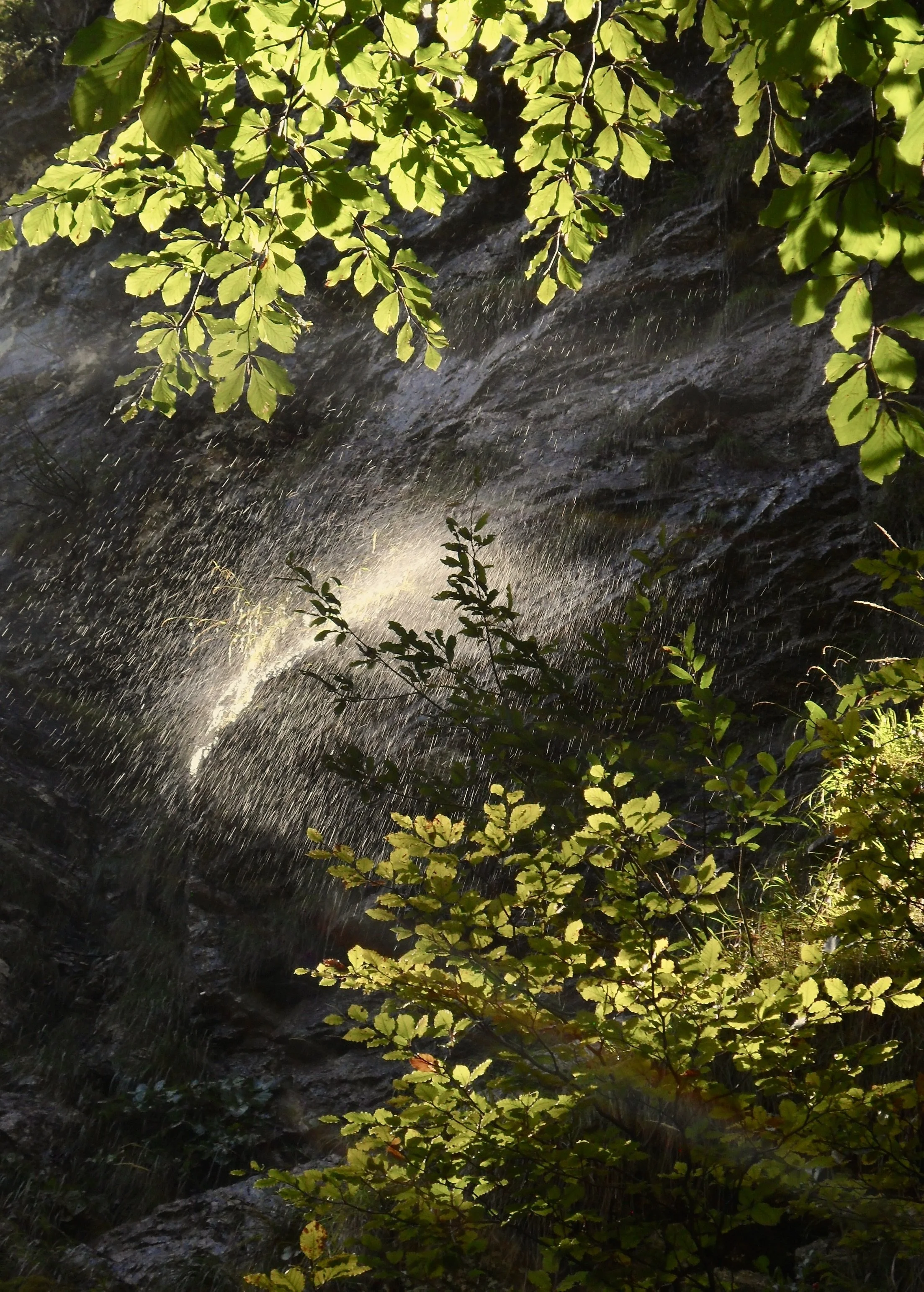 Waterfall residue