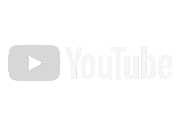 Black background with a white YouTube logo and text.
