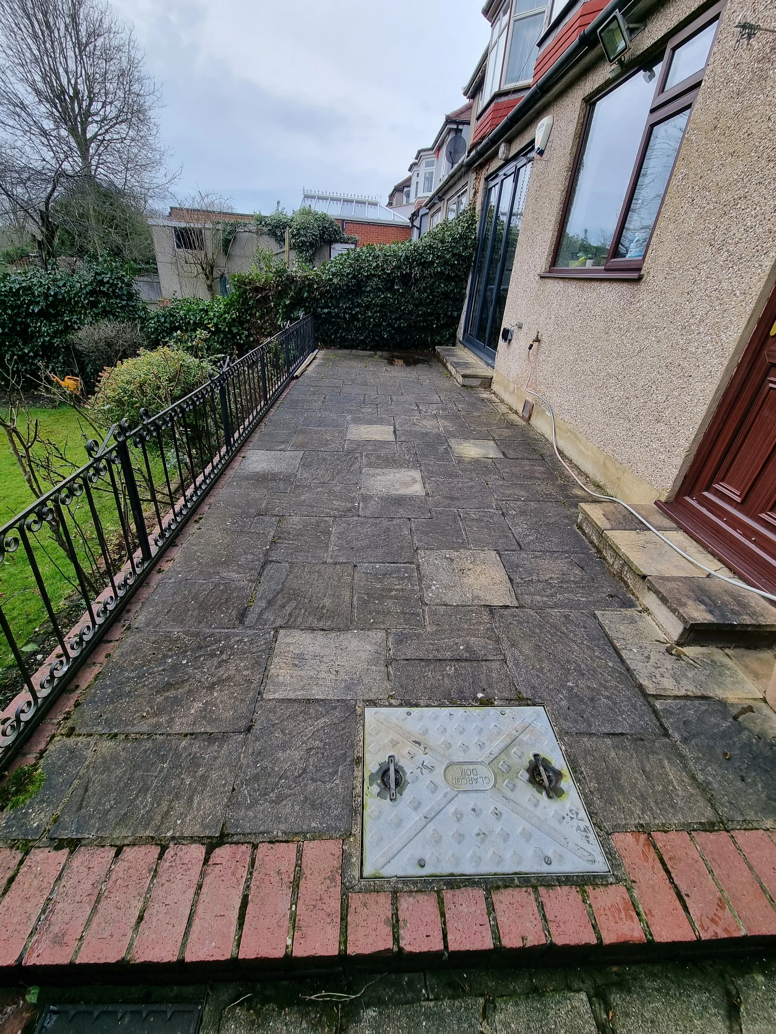 Patio cleaning Enfield before.jpg
