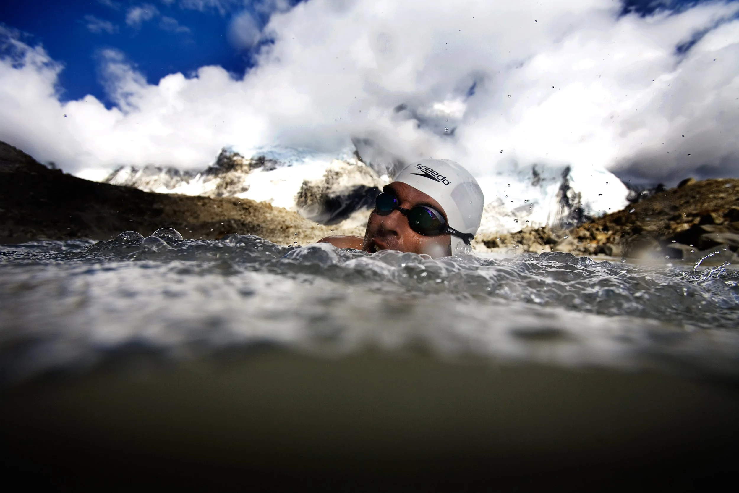 Mount Everest, 2010
Highest swim in the world at 5,200m
Photo by Michael Walker
