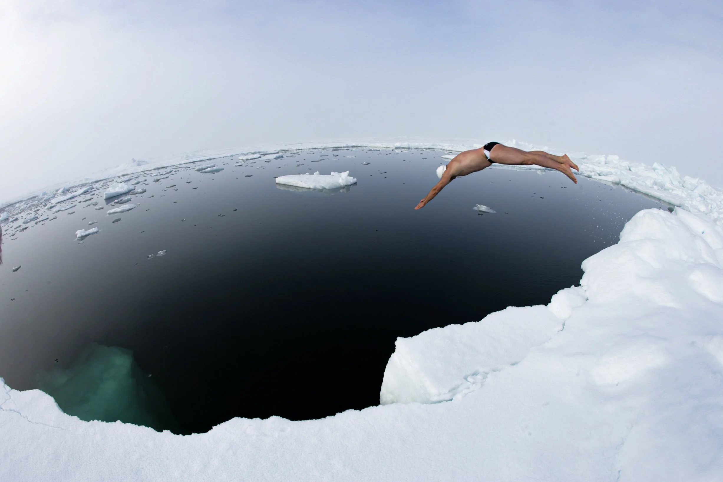 North Pole, 2007
First swim across the North Pole
Photo by Jason Roberts