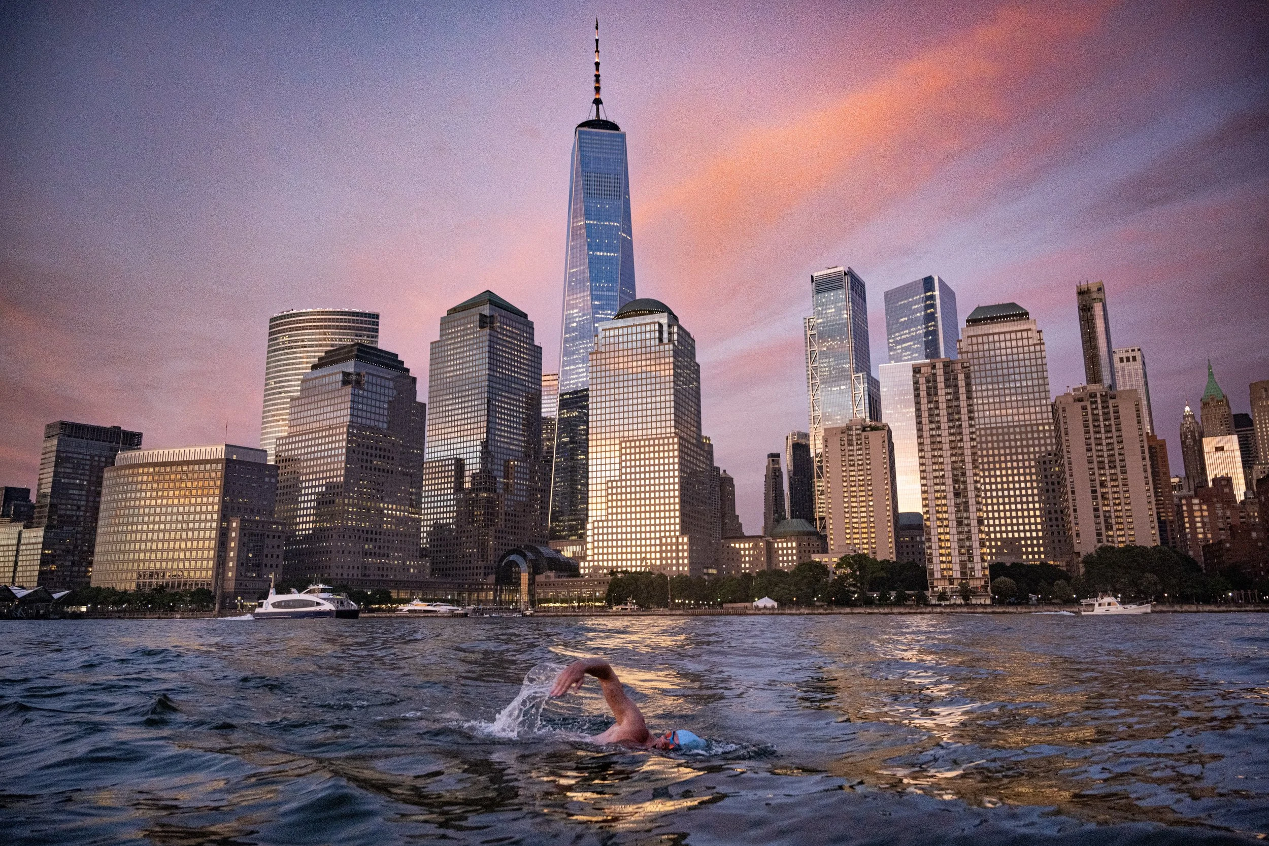 Manhattan, 2023
First unassisted swim down the length of the Hudson River
Photo by Kelvin Trautman