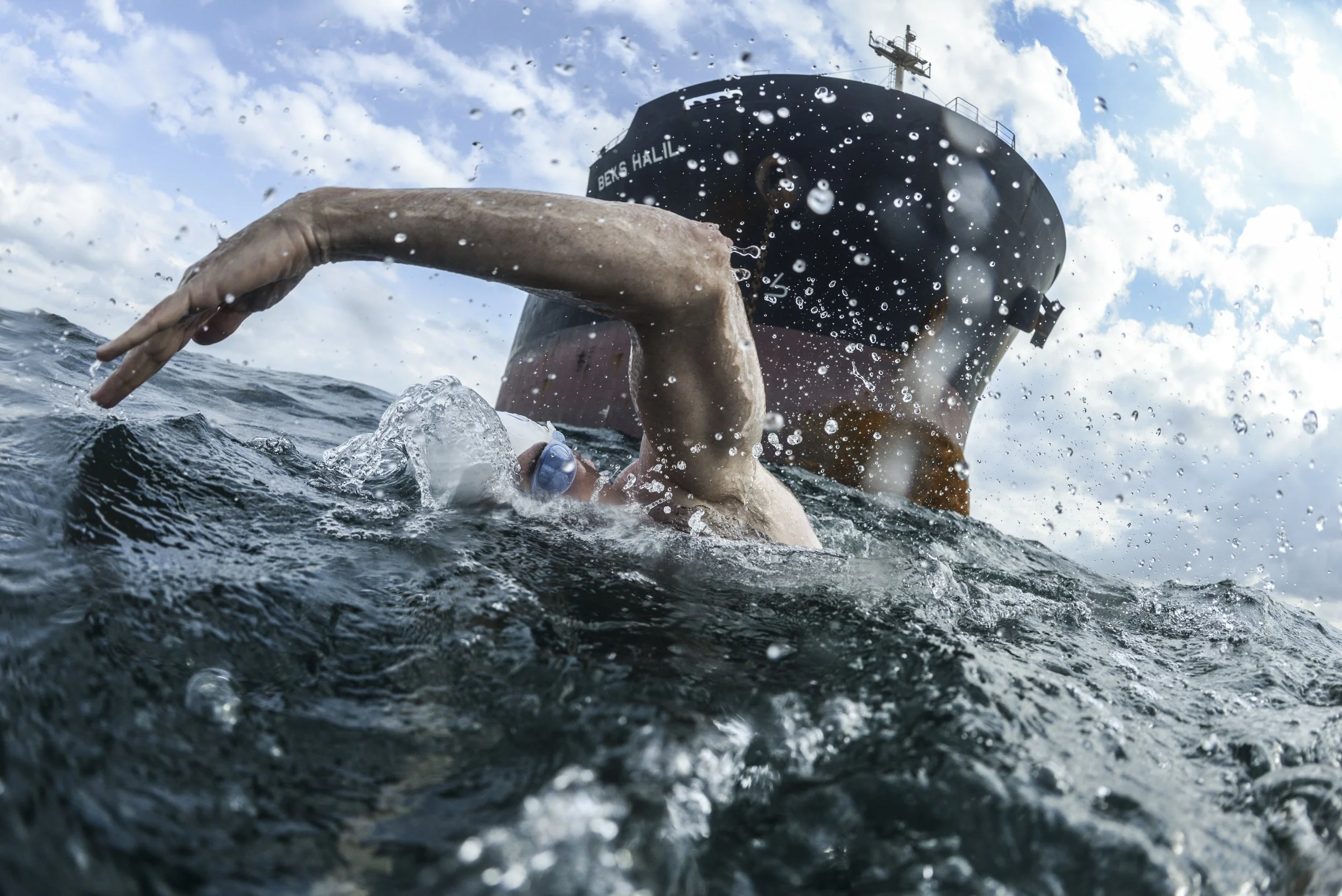 Black Sea, 2014
Swim in the Bosphorus Strait, Turkey
Photo by Kelvin Trautman