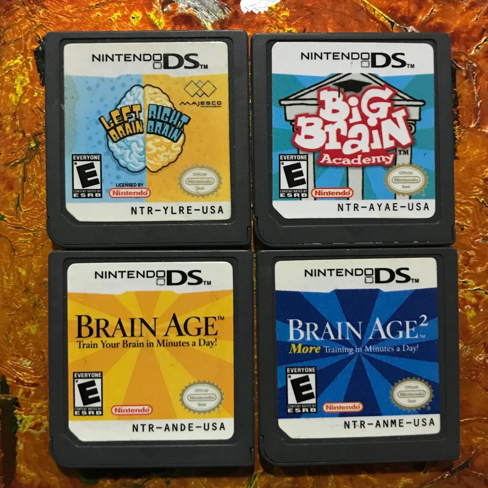 Left Brain Right Brain, Big Brain, Brain Age 1 & 2 DS