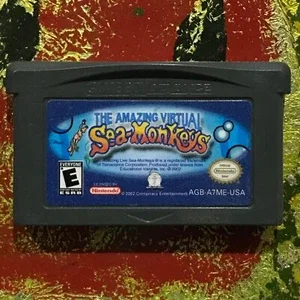 Amazing Virtual Sea Monkeys GBA Tested-Authentic