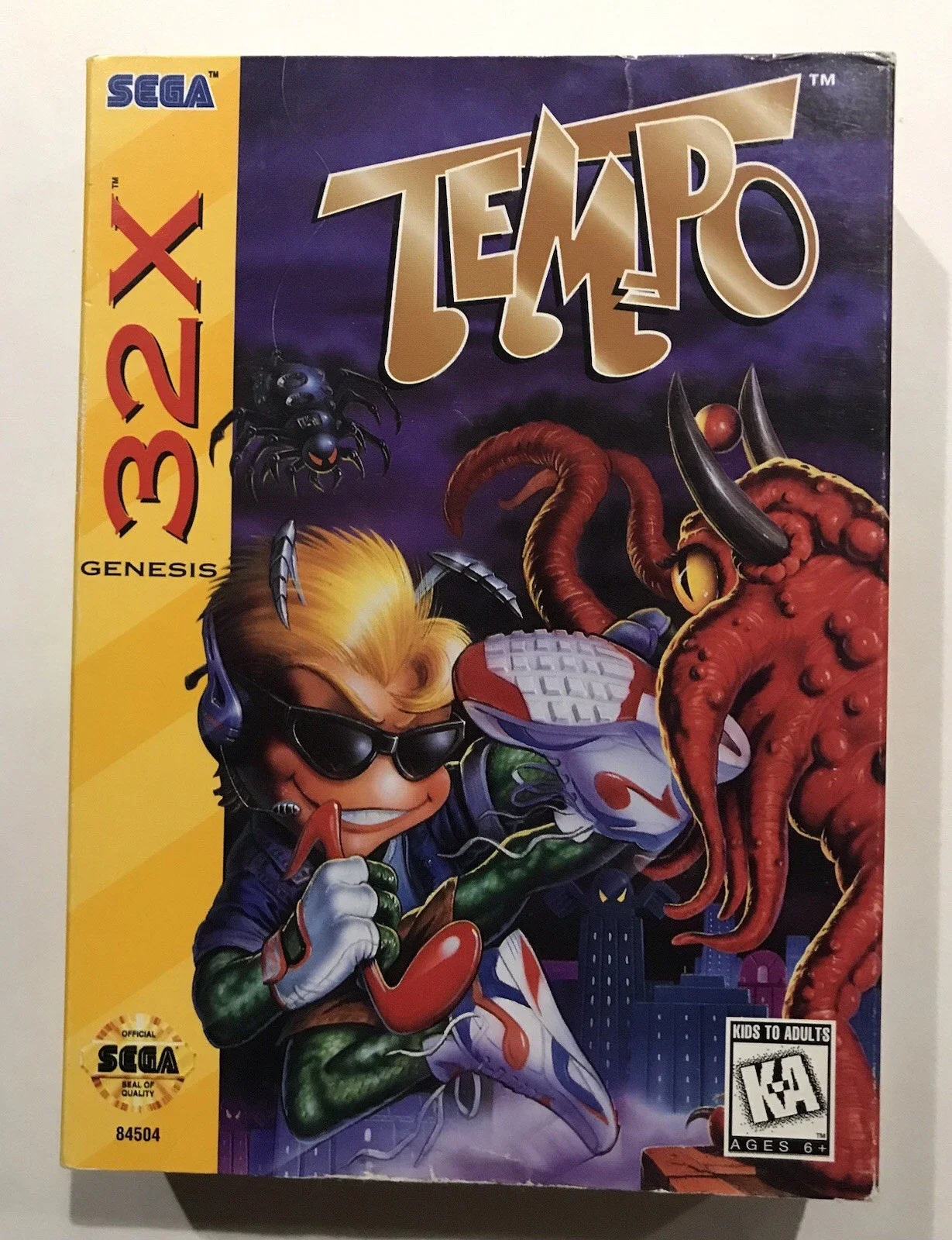 Tempo Sega 32x Genesis Complete-Tested