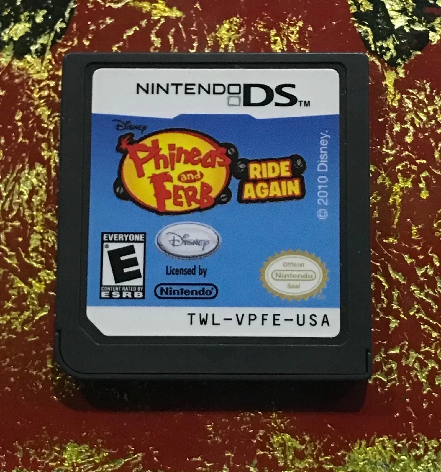 Phineas and Ferb: Ride Again DS Cleaned-Tested-Authentic