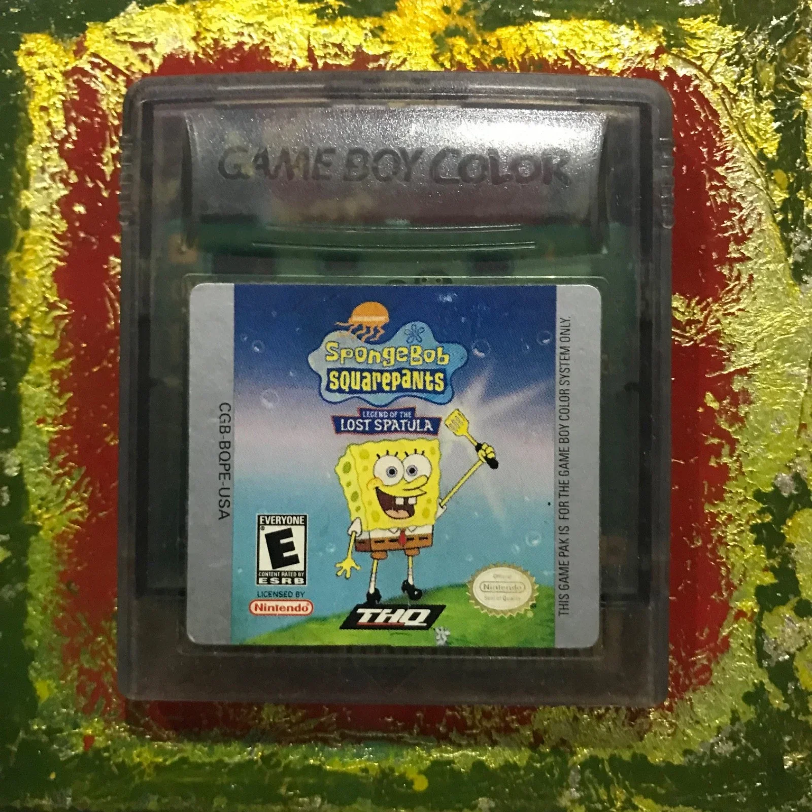 SpongeBob SquarePants Lost Spatula GBC Tested-Authentic