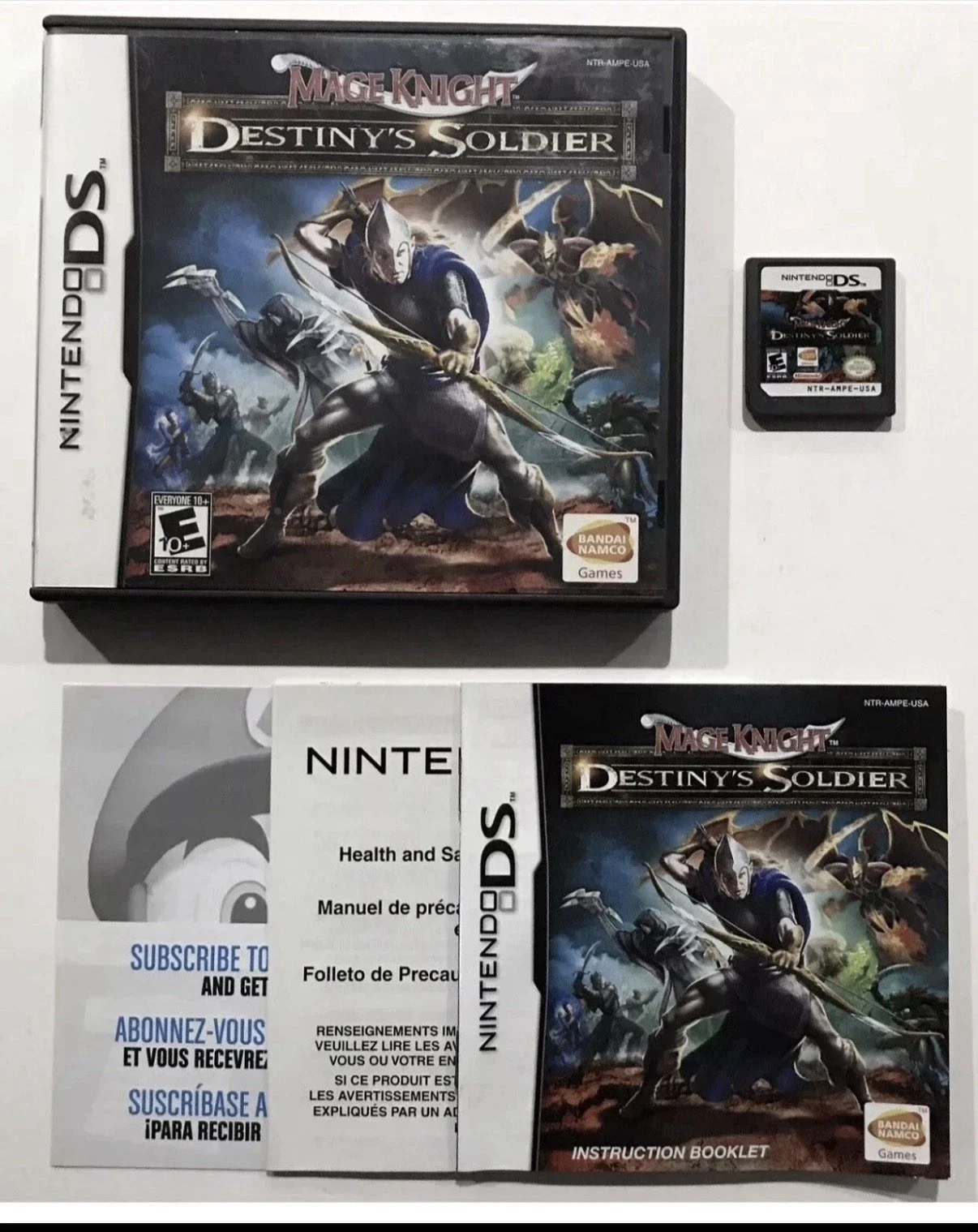 Mage Knight: Destiny's Soldier DS CIB Tested