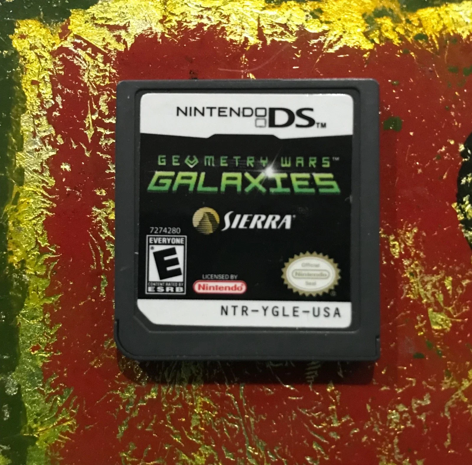 Geometry Wars Galaxies Nintendo DS Cleaned-Tested-Authentic
