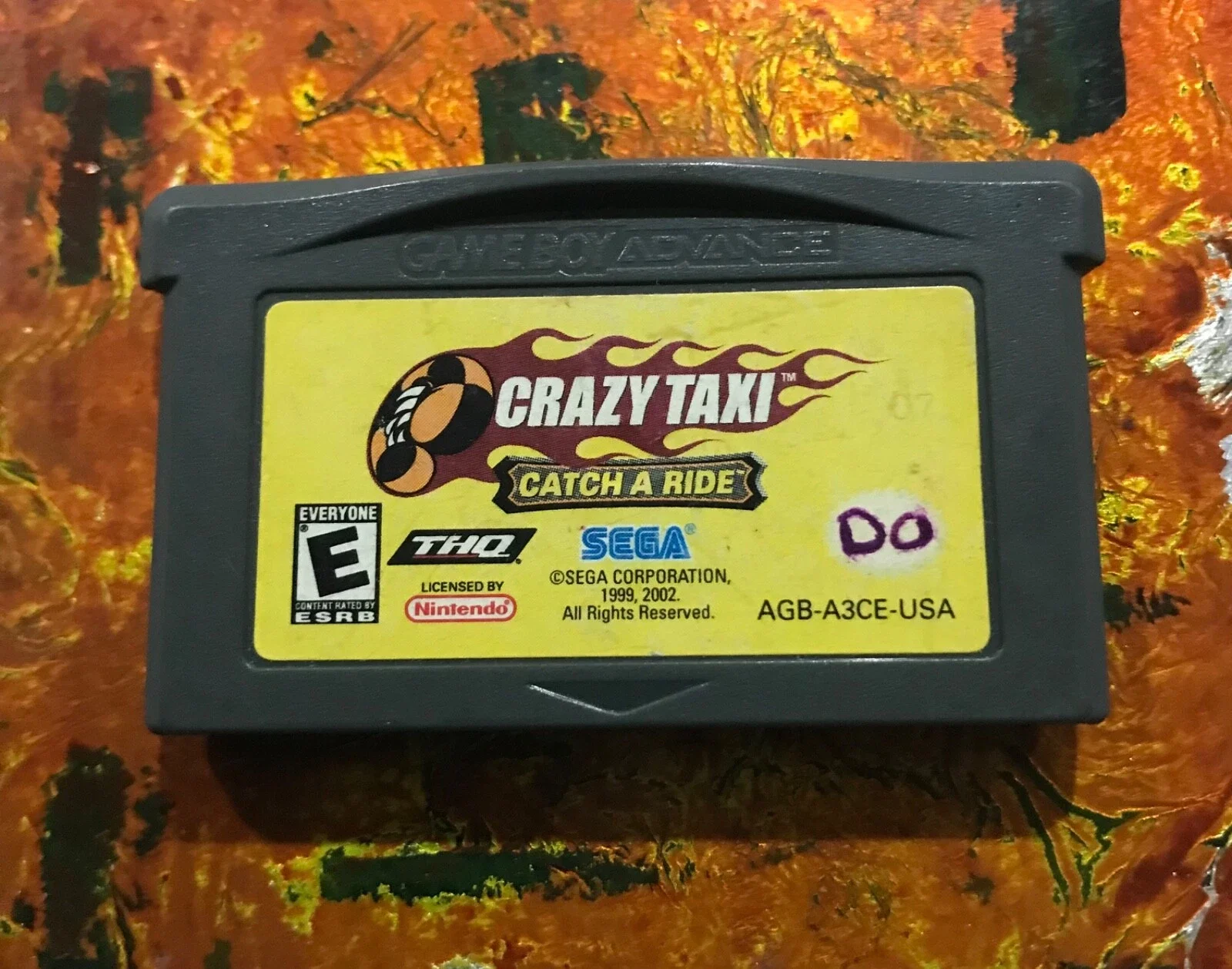 Crazy Taxi: Catch a Ride Nintendo GBA Tested-Authentic