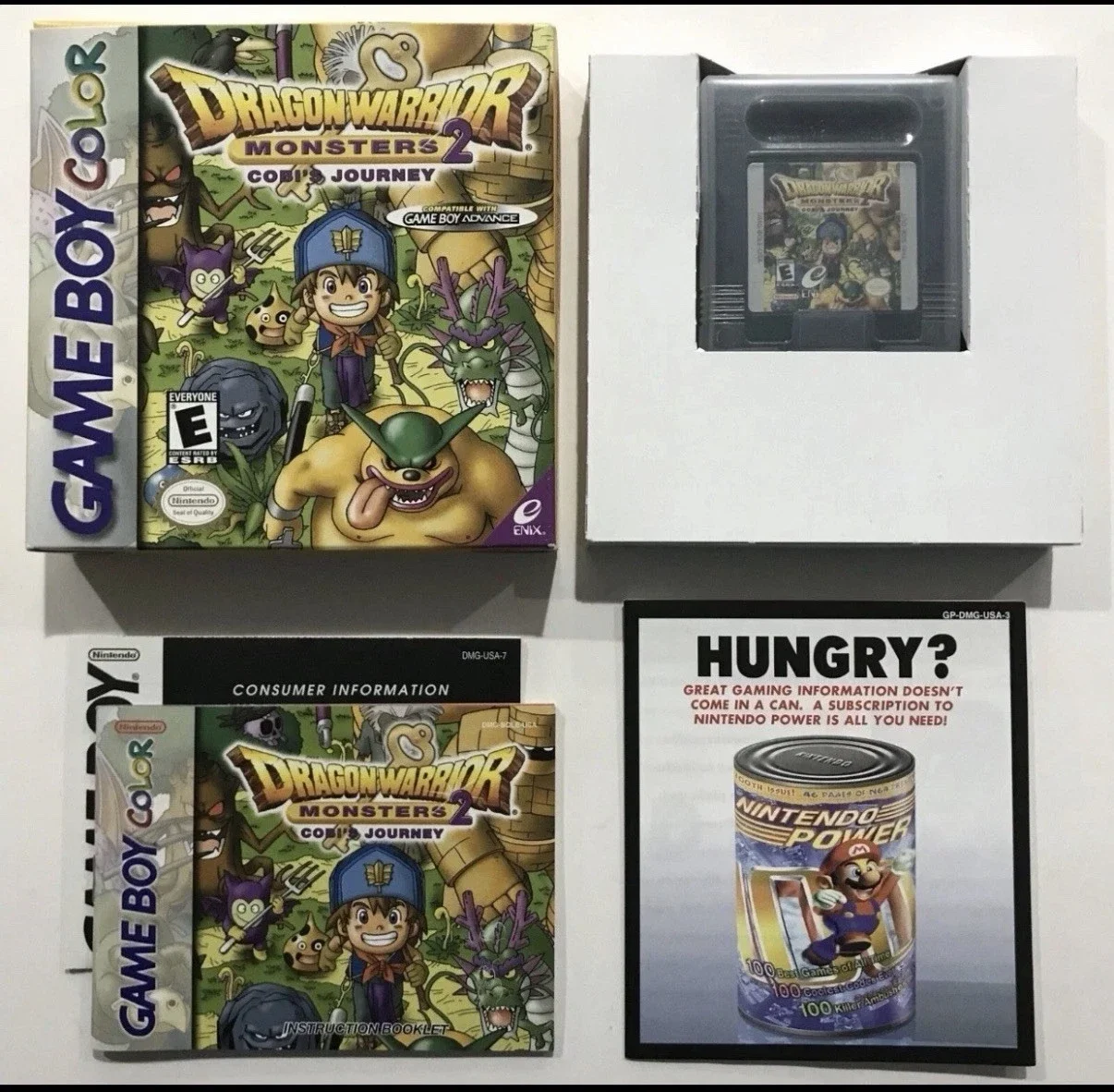 Dragon Warrior Monsters 2 Game Boy Color Complete