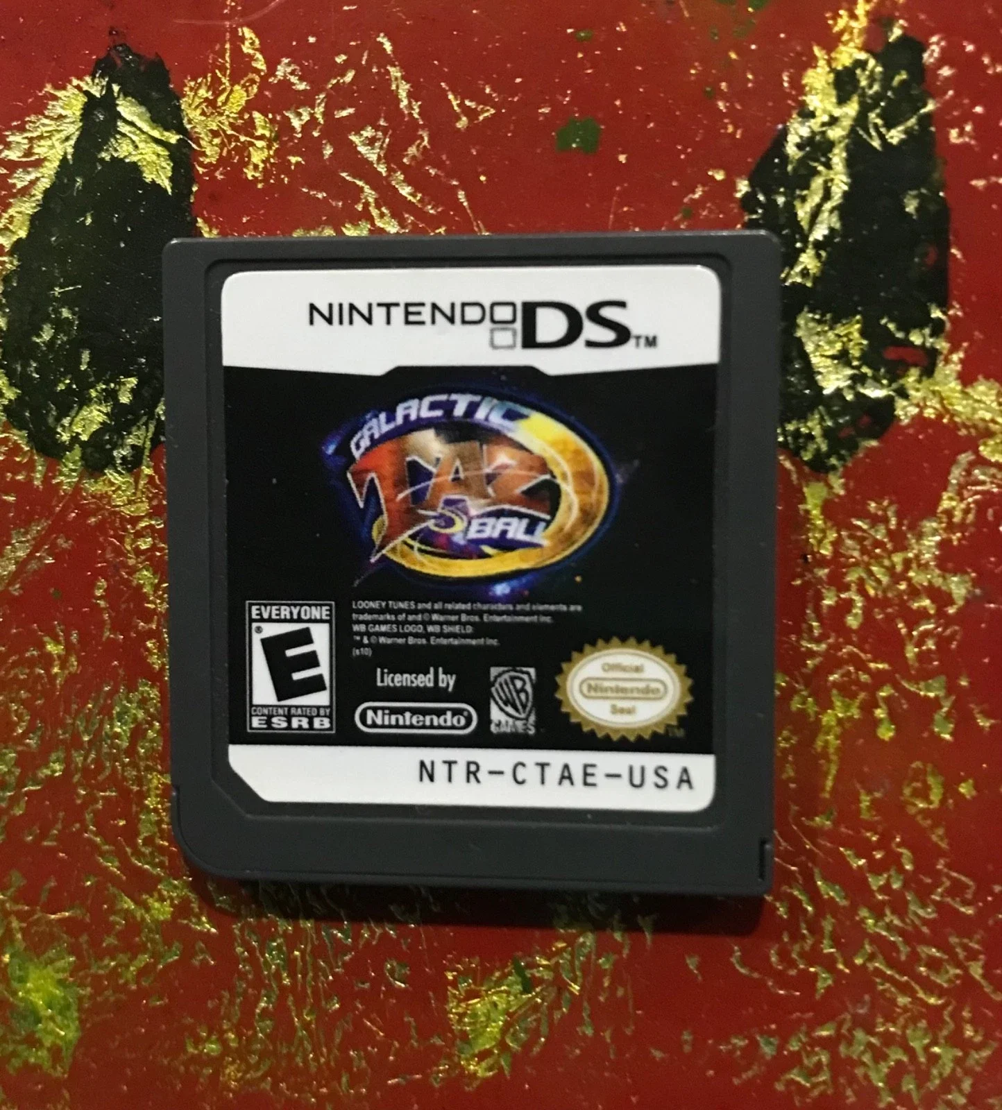 TAZ Galactic Ball Nintendo DS Cleaned-Tested-Authentic