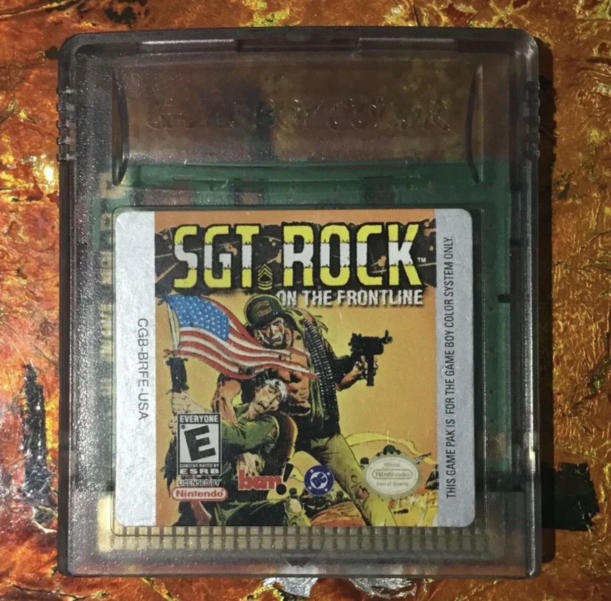 Sgt Rock: On The Front Line GBC Cleaned-Tested-Authentic