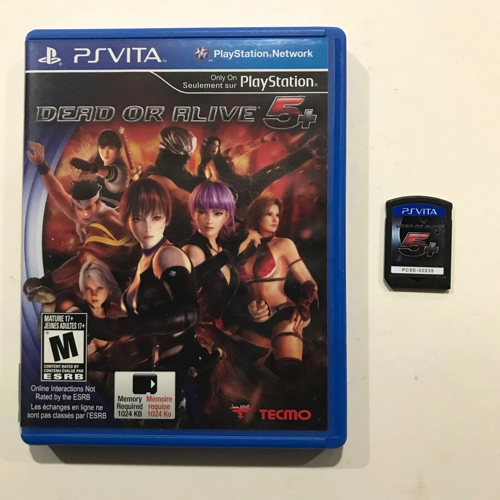 Dead Or Alive 5+ PS Vita Complete