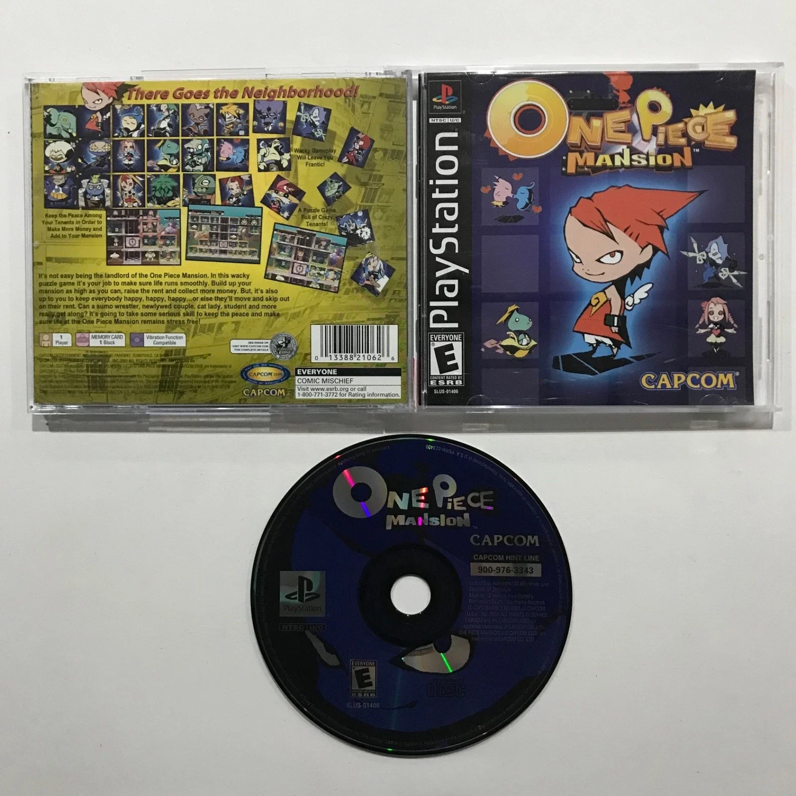 CAPCOM One Piece Mansion PS1 CIB.webp