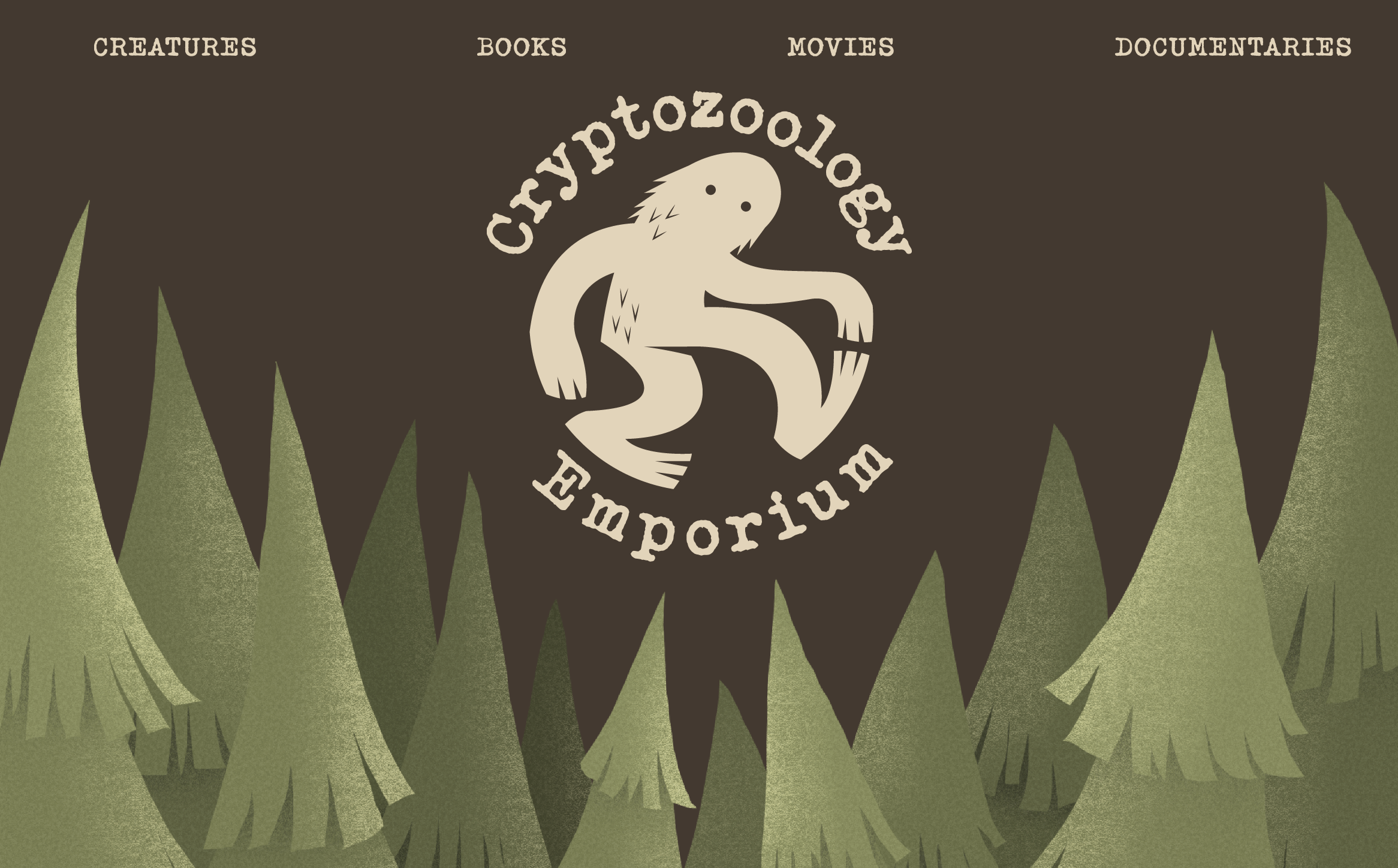 Cryptozoology Emporium | Website Redesign