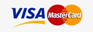 VISA and MasterCard logos