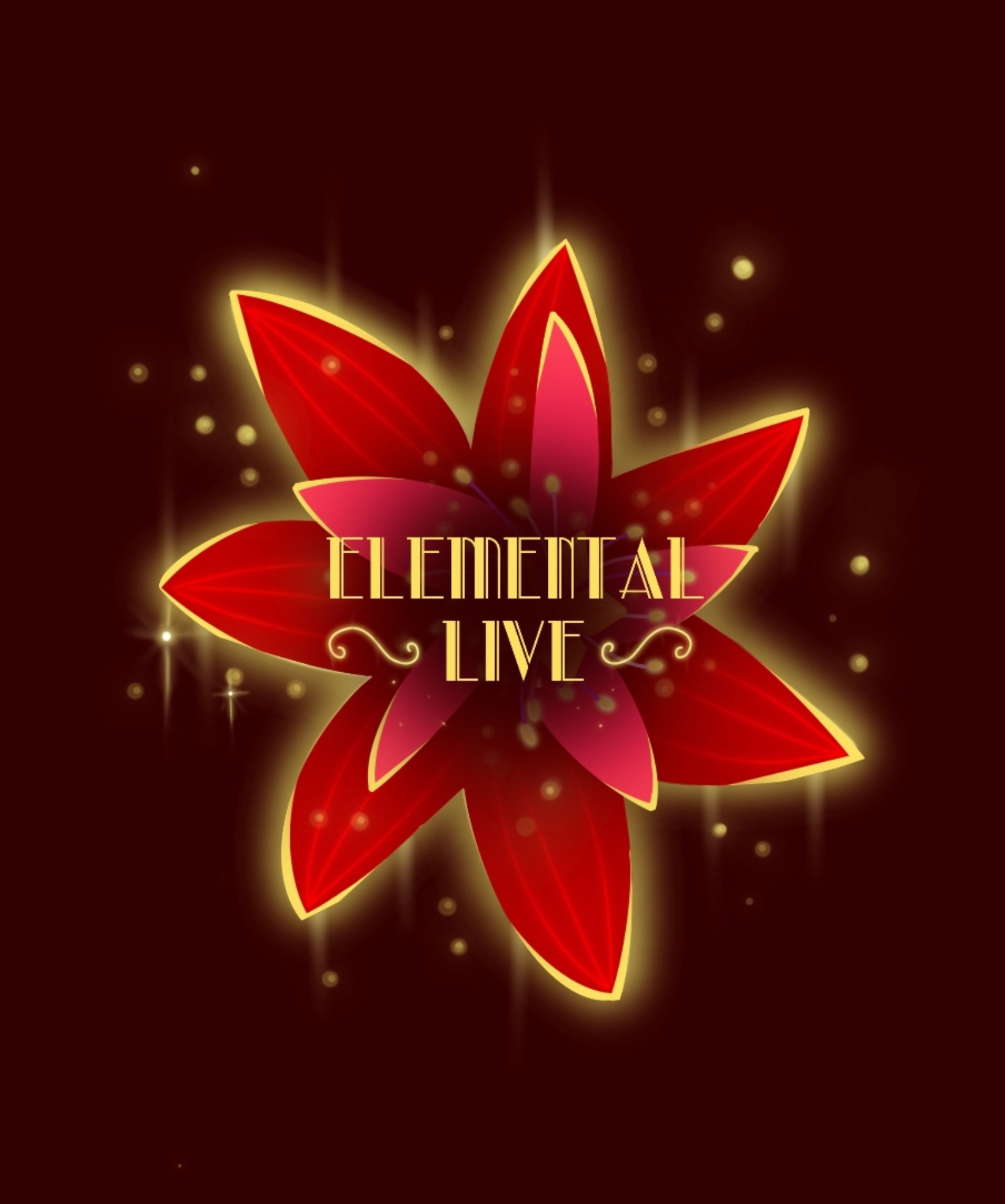 Experimental graphic design for 'Elemental Live!', a theatrical concept based on the 2022 Disney film. 
