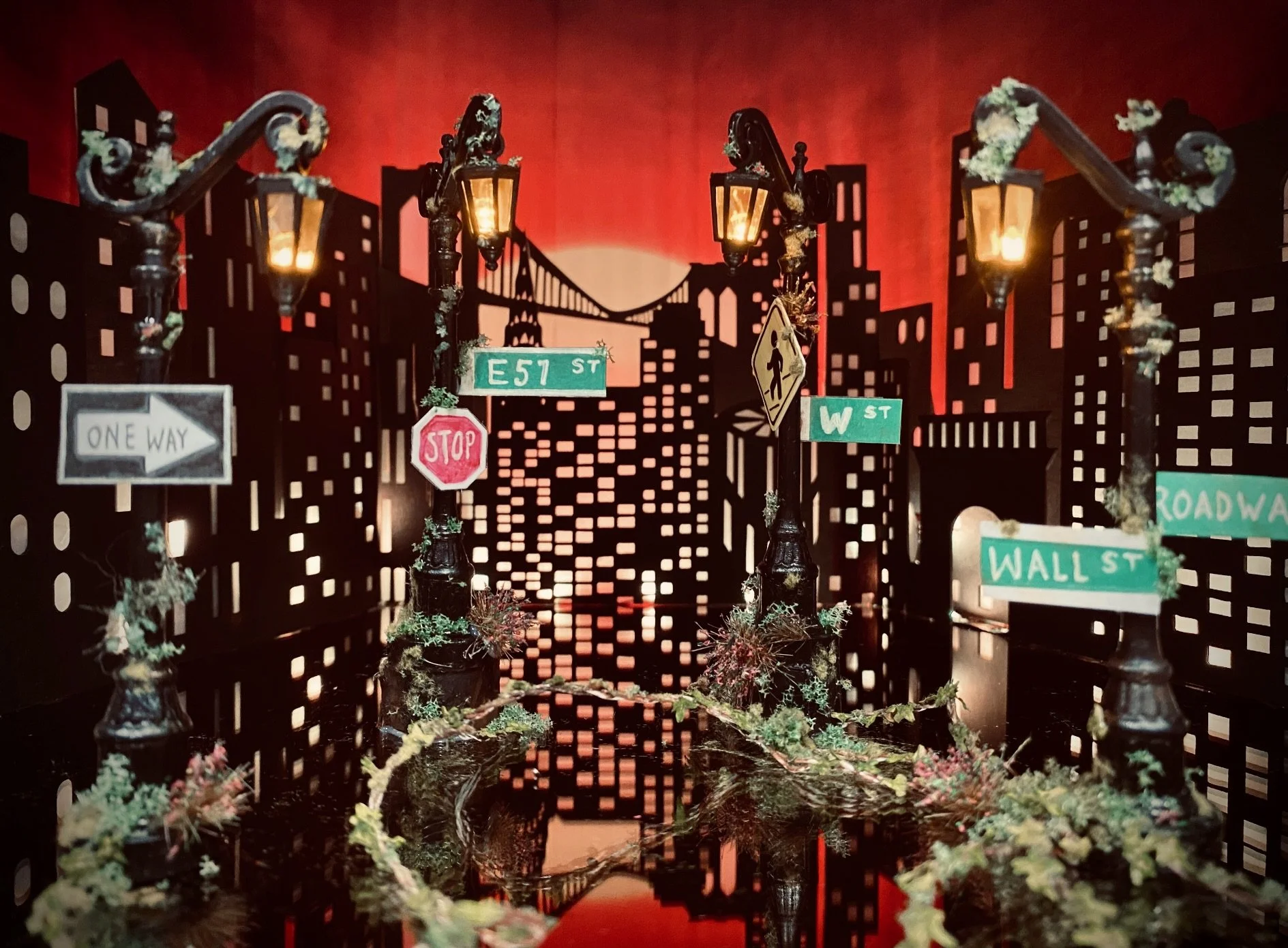1:50 scale model for 'Higher', a set design concept for a music video based on Rihanna's original song. 