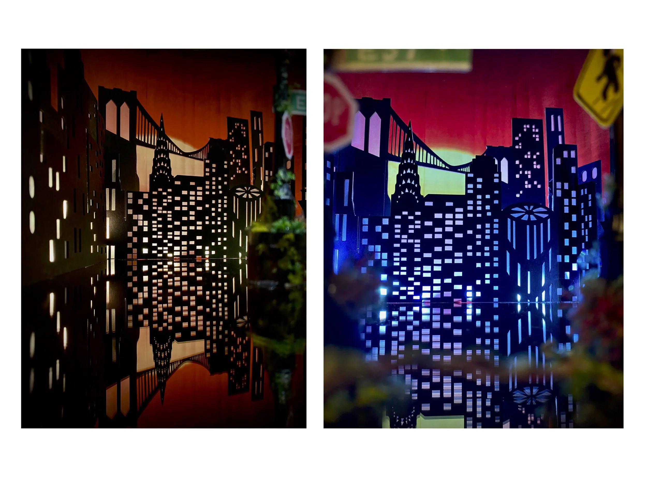 1:50 scale model for 'Higher', a set design concept for a music video based on Rihanna's original song. 