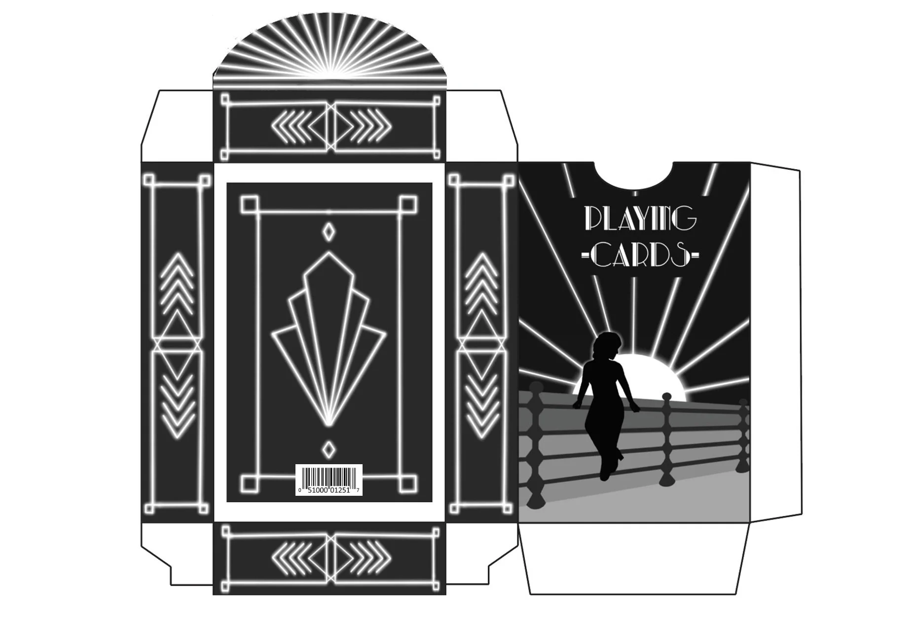 Playing card prop net for a TV drama script set in Blackpool, 1920s/30s theme. 
