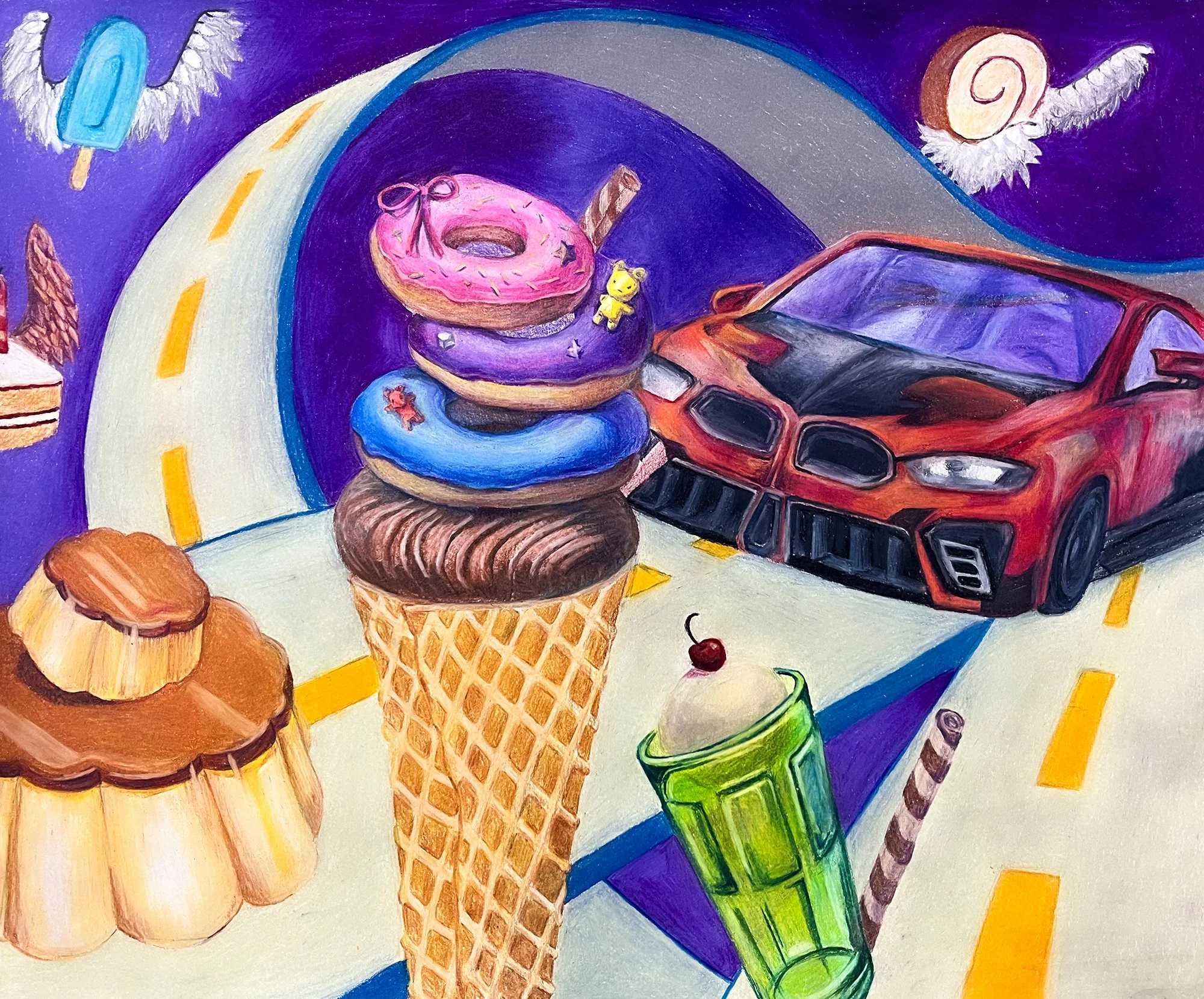 HONORABLE RECOGNITION AWARD / Onew Jang / Grade 7 / Taste of Speed / USA
