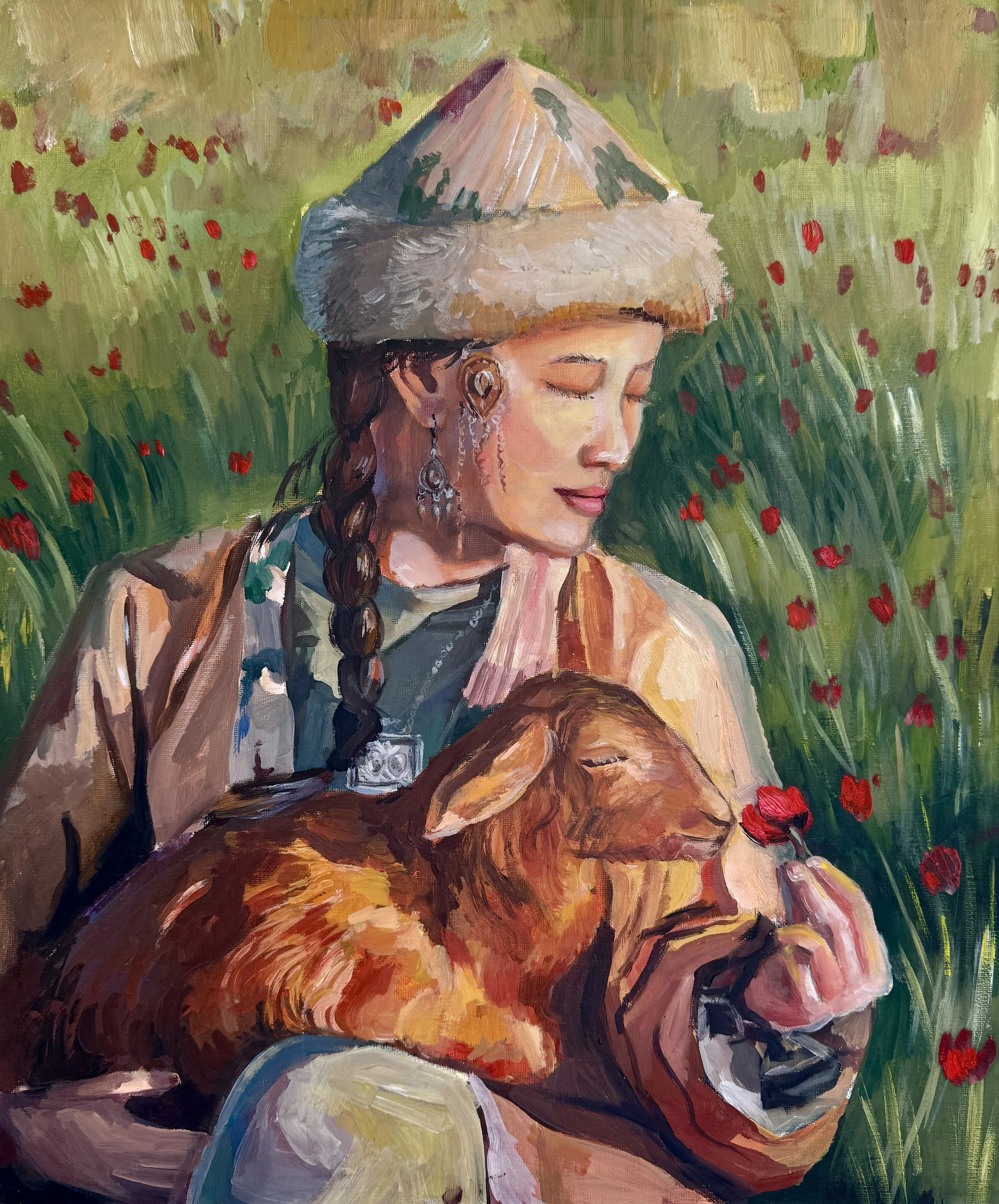EMERGING ARTIST AWARD / Zhanna Rakhimgaliyeva / Grade 11 / Harmony with Nature / Kazakhstan