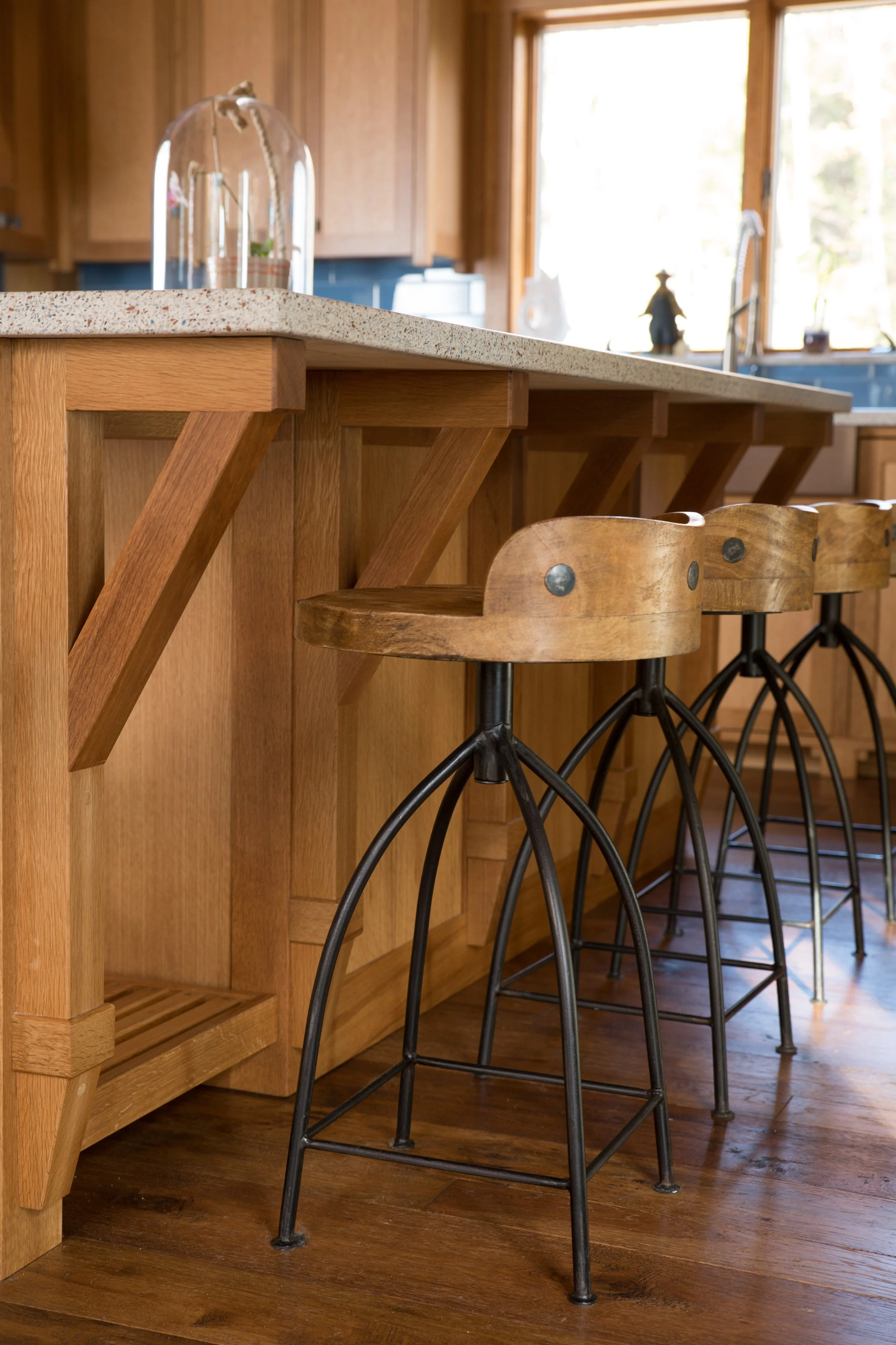 Rustic Timberframe Kitchen