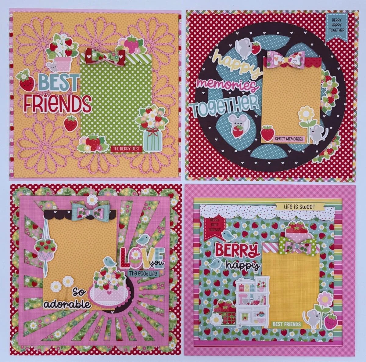 Happy Memories 4-Page Layout Kit
