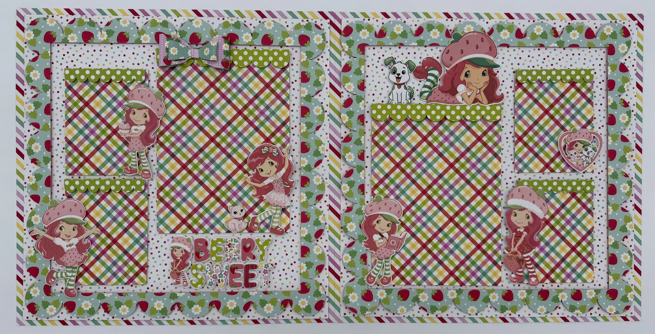 Berry Sweet Strawberry Shortcake Layout Kit