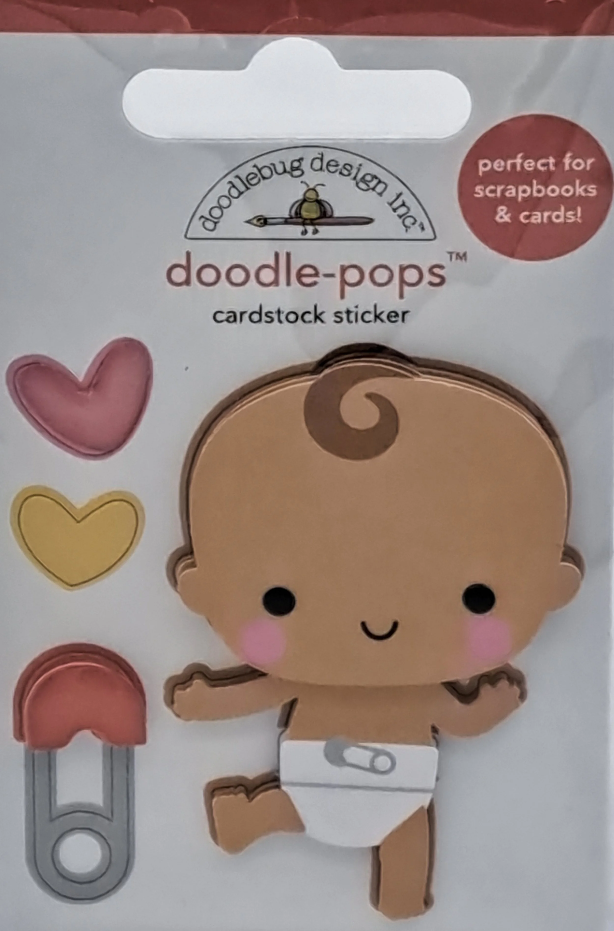 Doodlebug Design Inc. Doodle-Pops Baby Cardstock Sticker