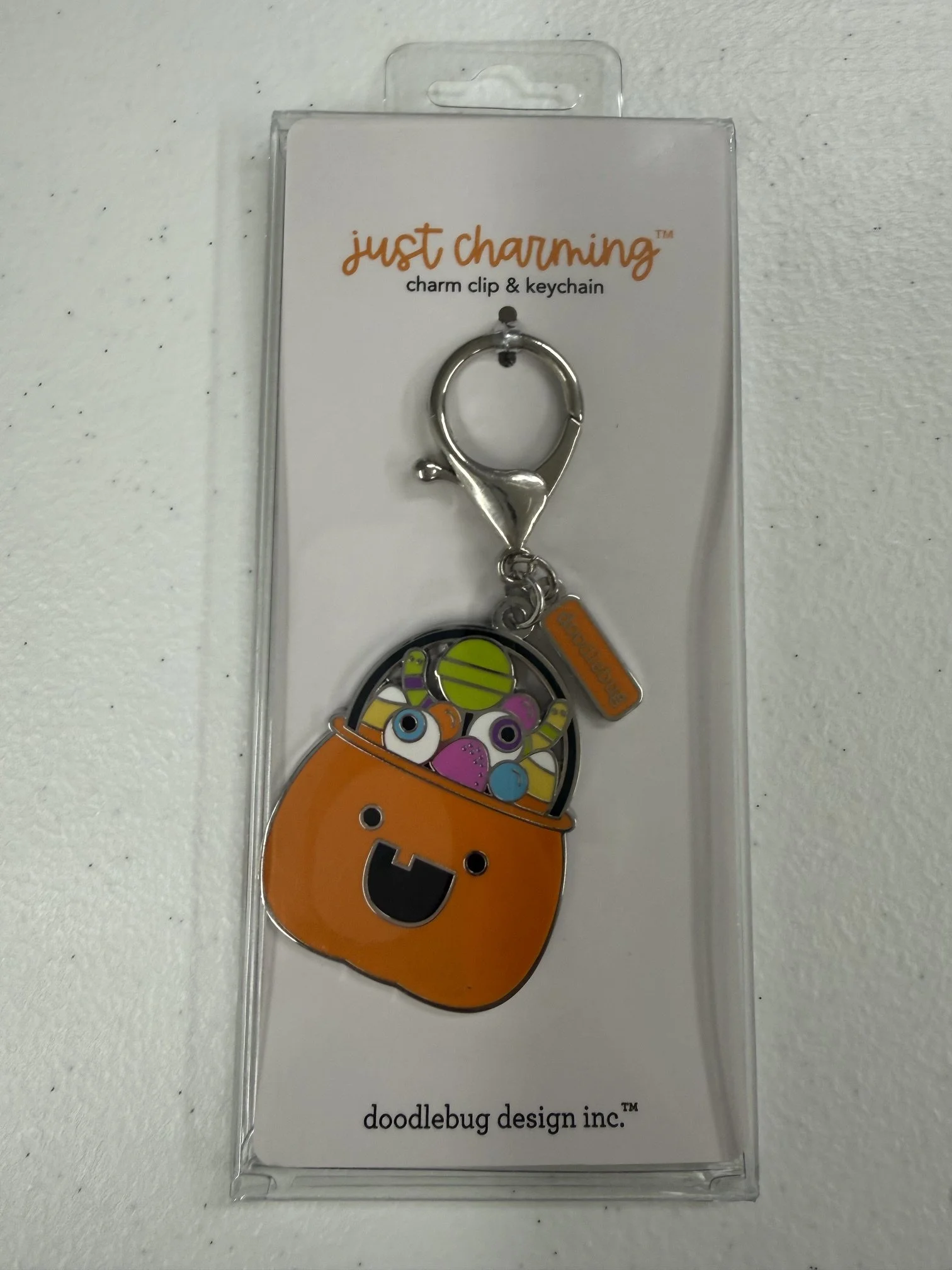 Doodlebug Design Sweet Treats Charm Clip & Keychain