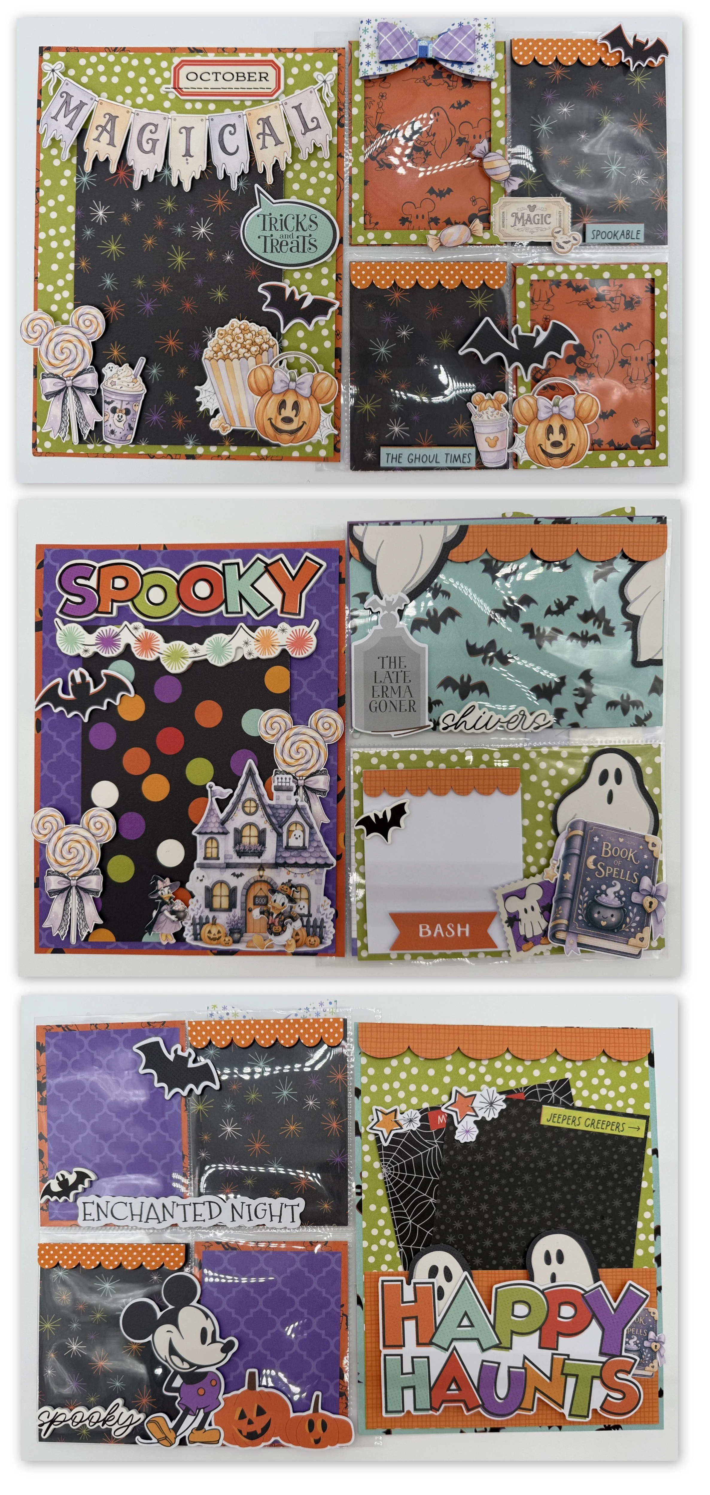 Say Cheese Magical Fright 6x8 Layout Kit Plus Extras