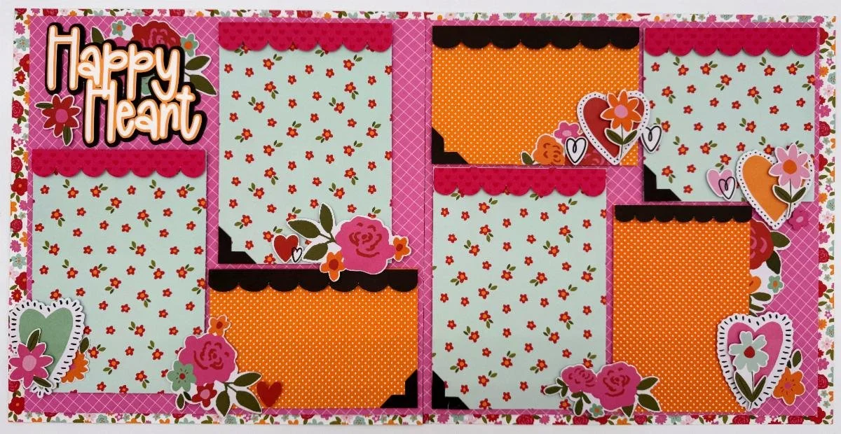 Happy Heart Layout Kit