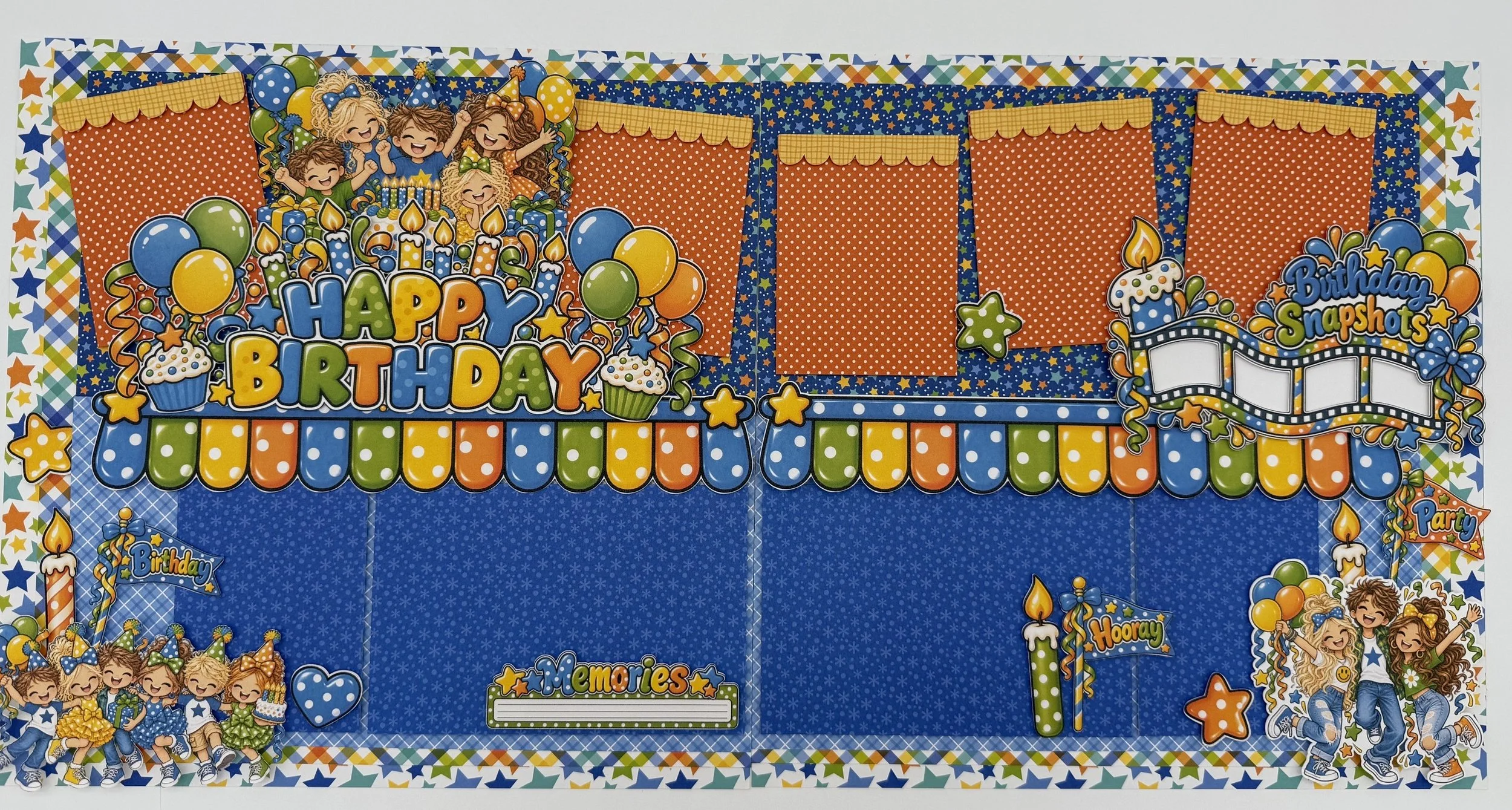 Let's Celebrate the Birthday Boy Layout