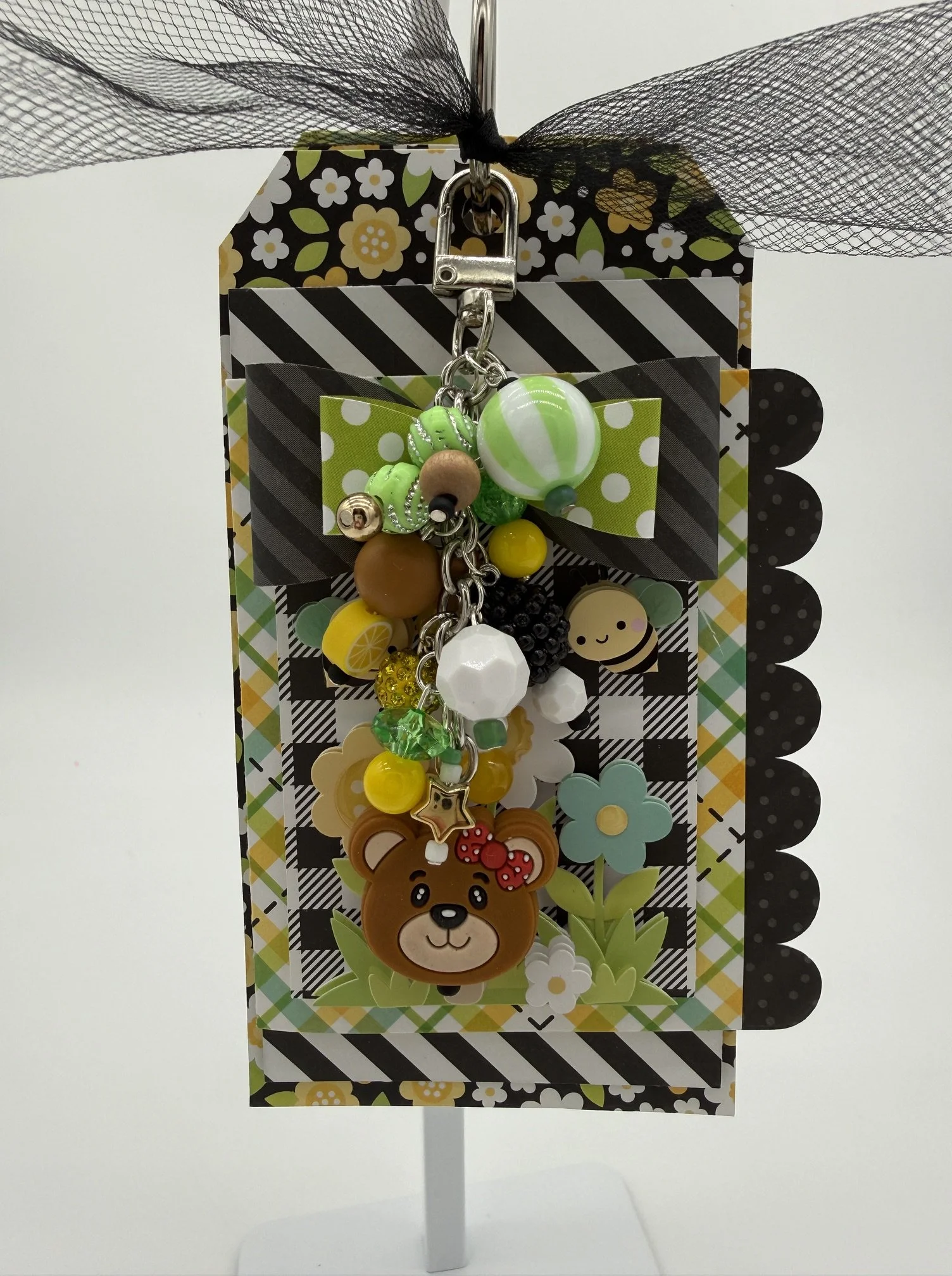 Let's Bee Happy Tag Kit With a Ring and WITH CHARM CLIP