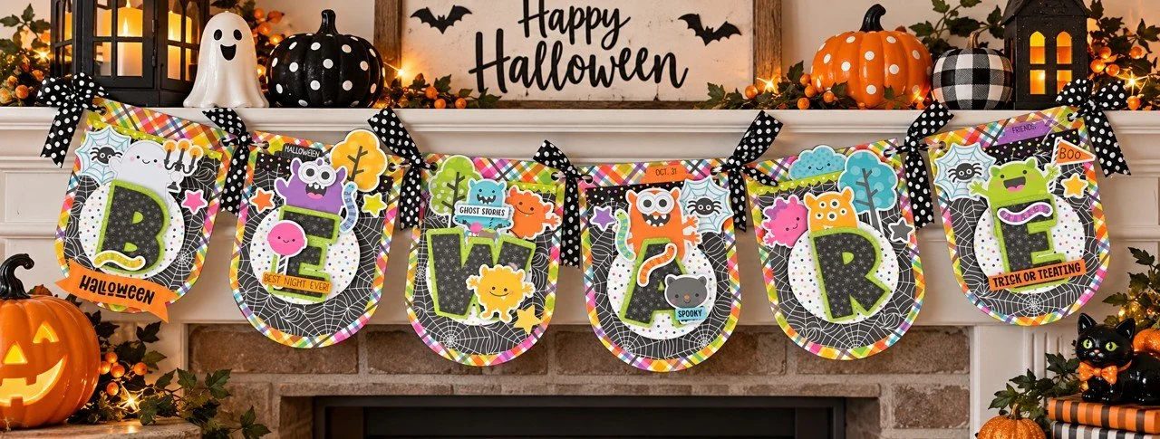 Beware Wooden Halloween Banner
