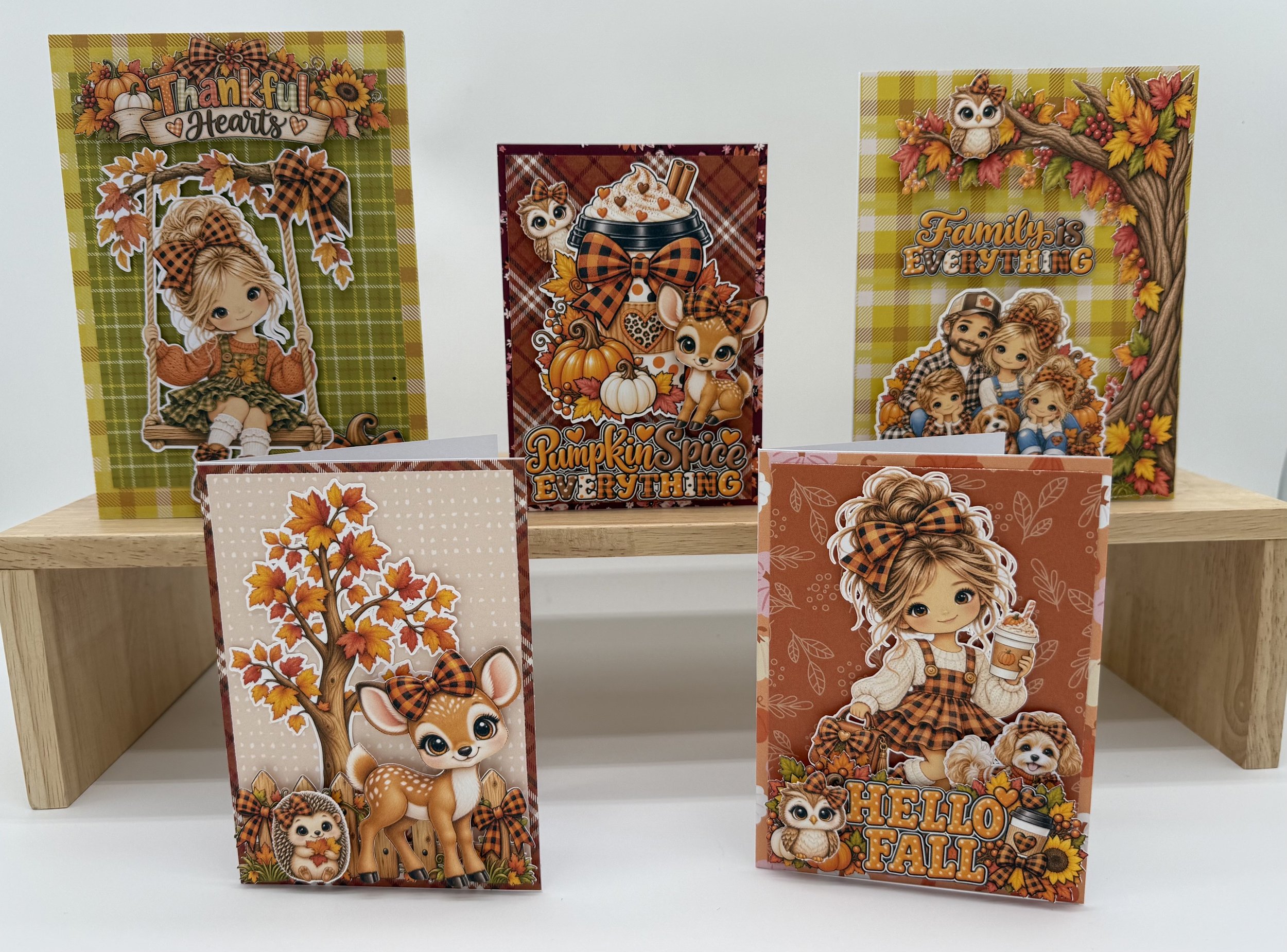 Pumpkin Spice Card Kit