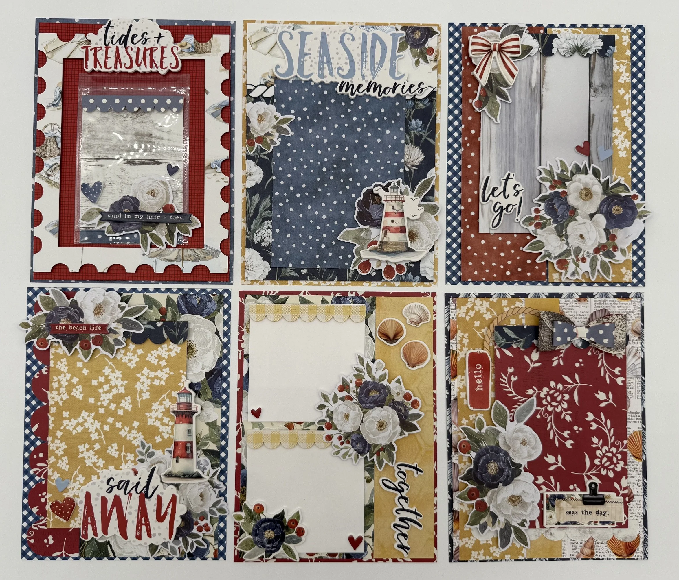 Tides and Treasures 6x8 Page Kit