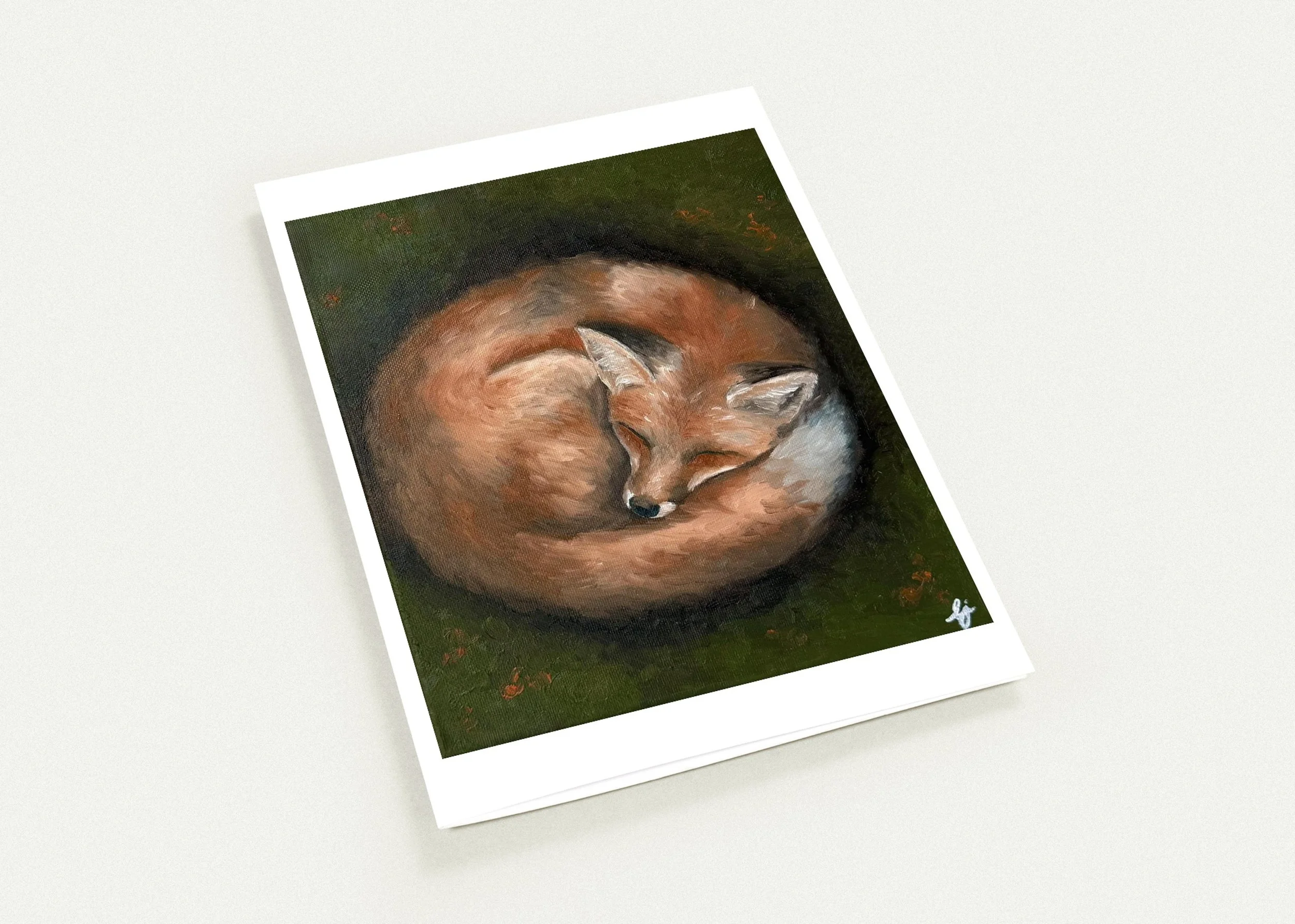 "Sleepy Fox" Greeting Cards – Pack of 10