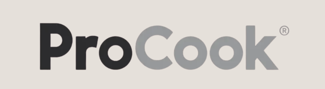 ProCook logo in black and gray text on a light background.