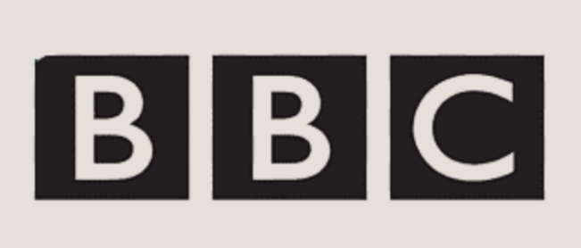 BBC logo with three black squares containing white letters B, B, and C.