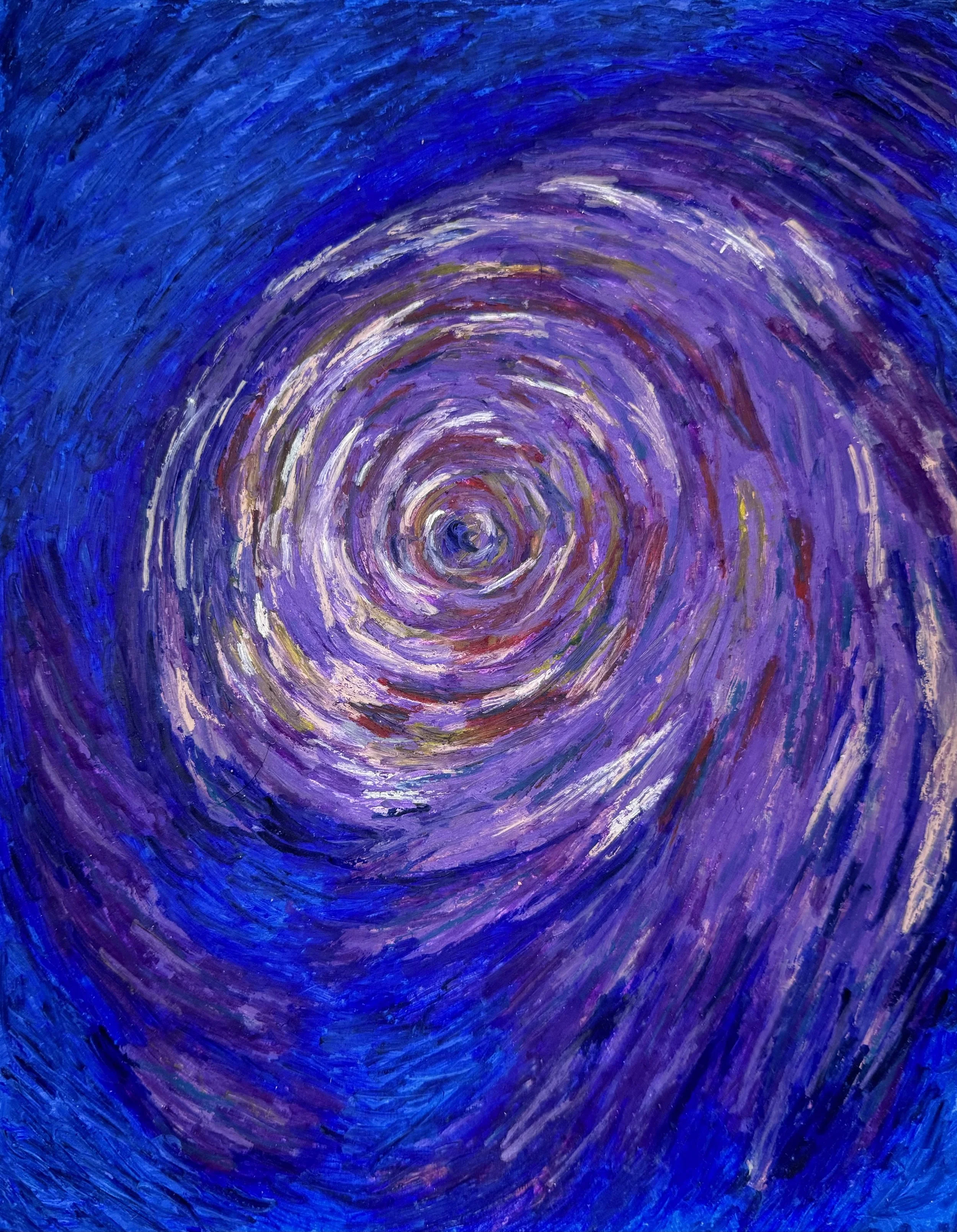 The queer storm,
2022,
Oil pastel on paper,
9.5 x 12.5 inches
