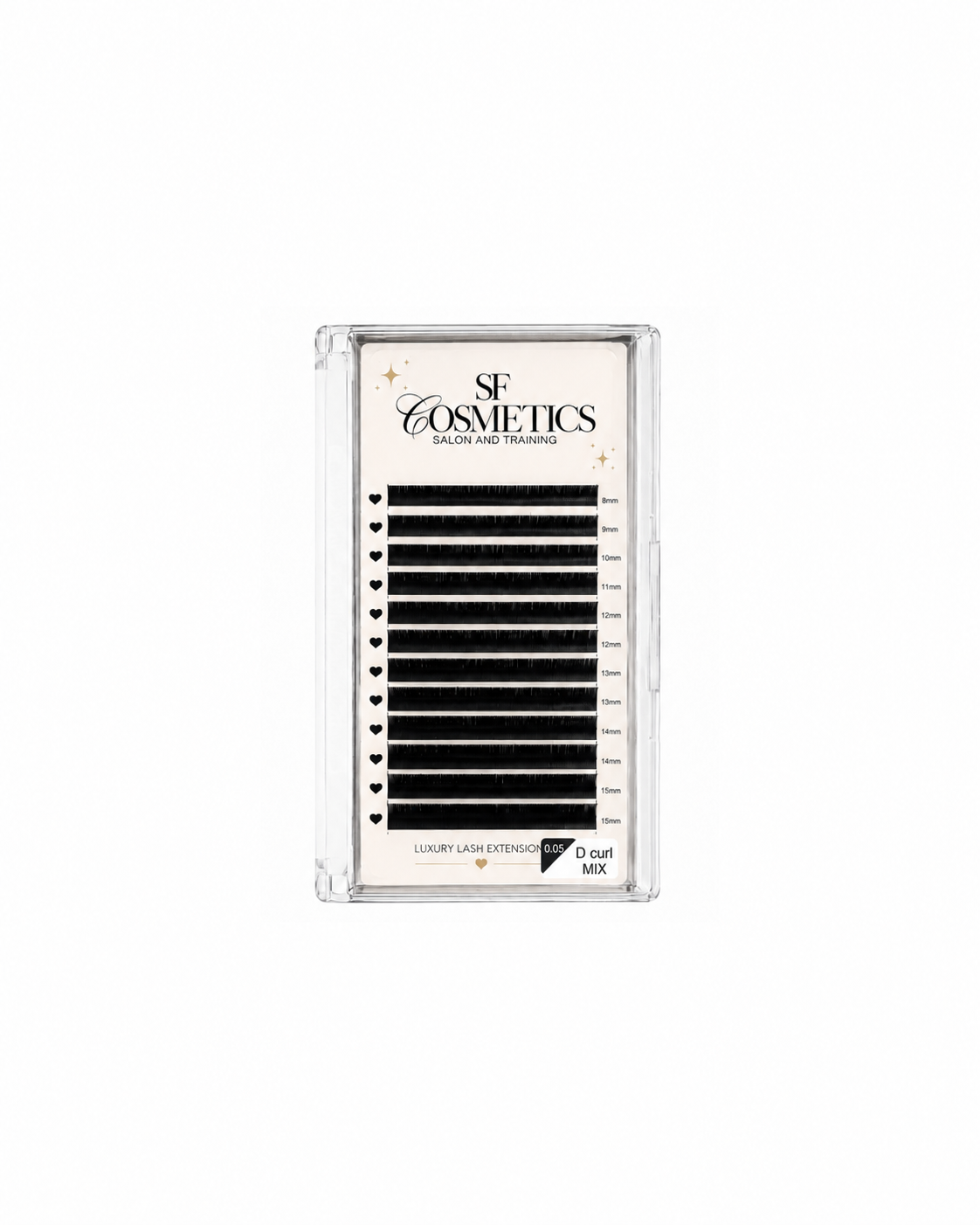 Volume lash trays 0.05 D Curl