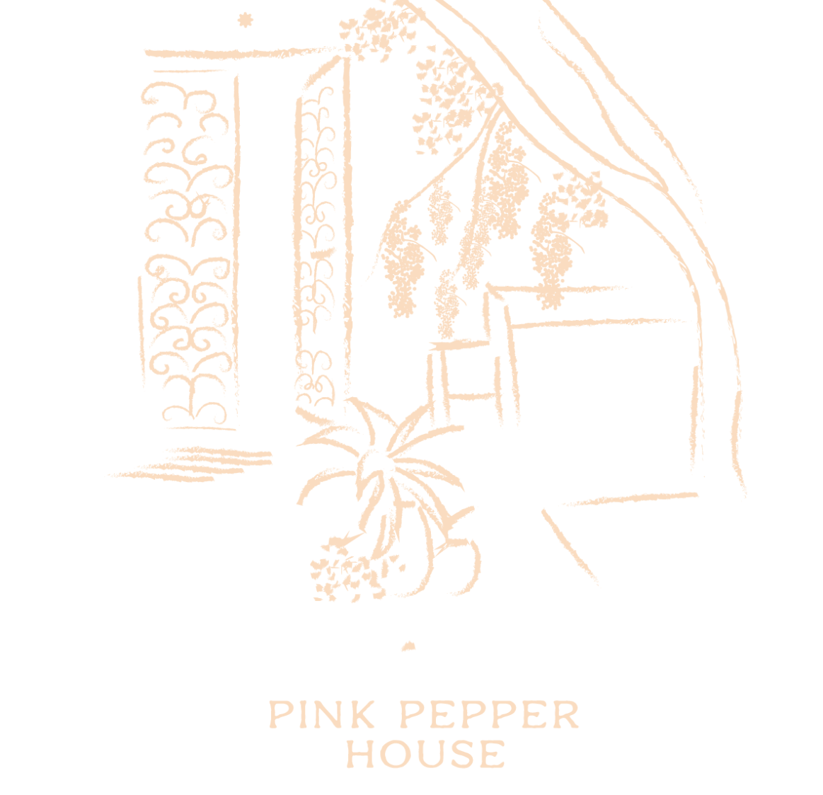 Une illustration de la maison Pink Pepper House - Essaouira.