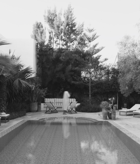 Piscine de la Pink Pepper House.