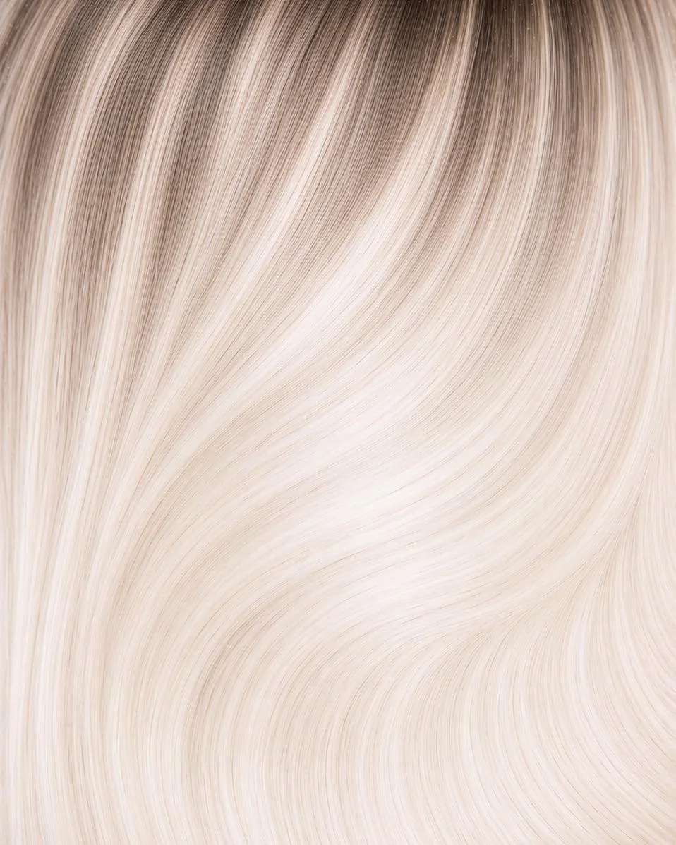 Designed for the blondes that are hardest to match. 🤍

We developed R5/66-66 with a piano-tile highlighted root and a brown seam to complement the majority of colour work we see at this level of blonde.

The highlighted root helps mirror the dimensi