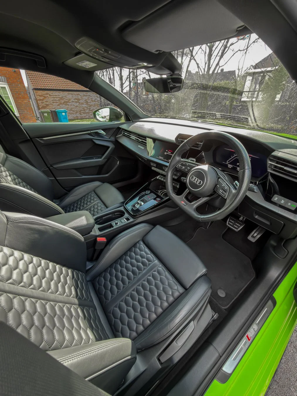Audi RS3 two-stage machine polish and interior detail by LT Detailing, West Yorkshire